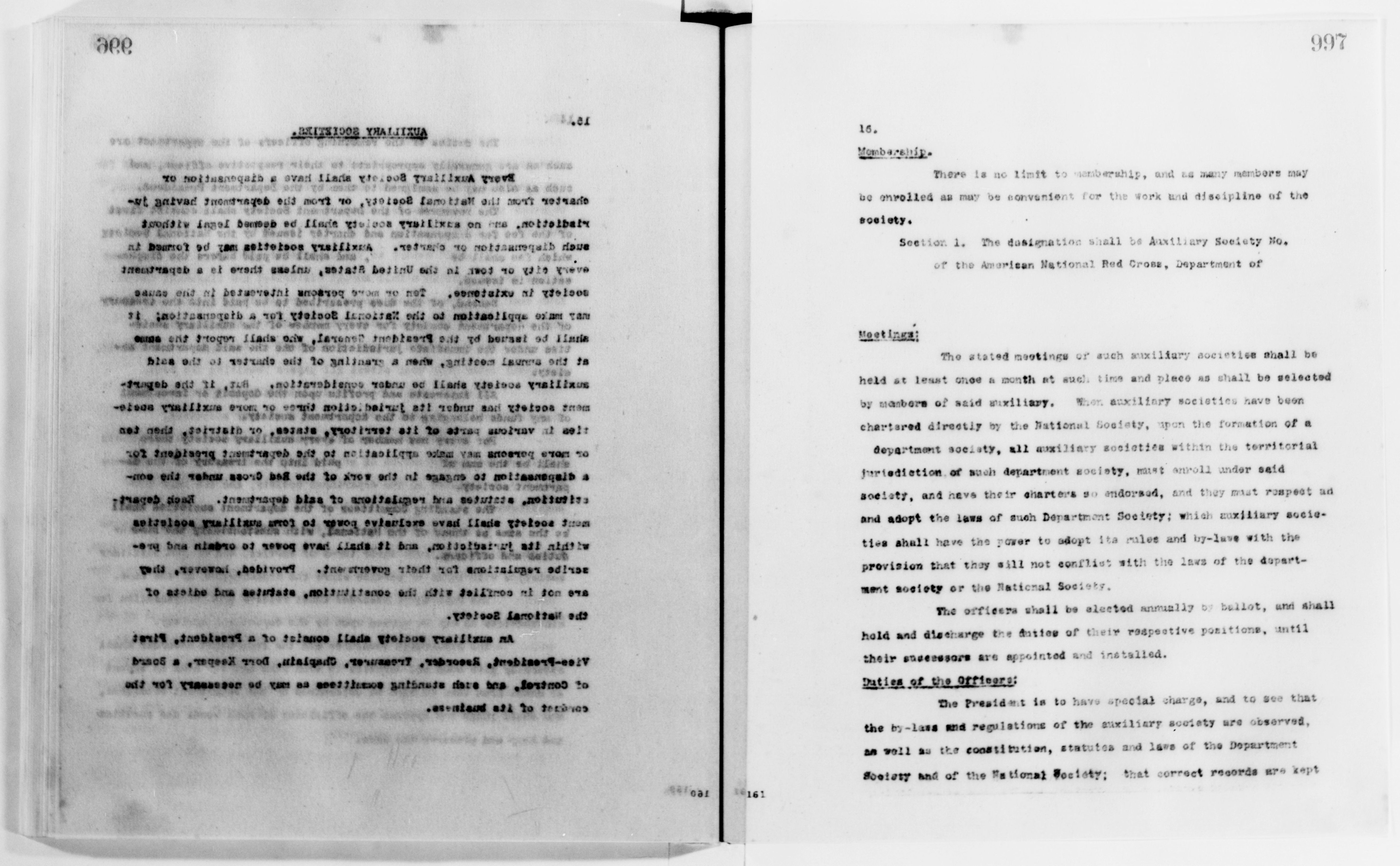 Scanned image of the current content page