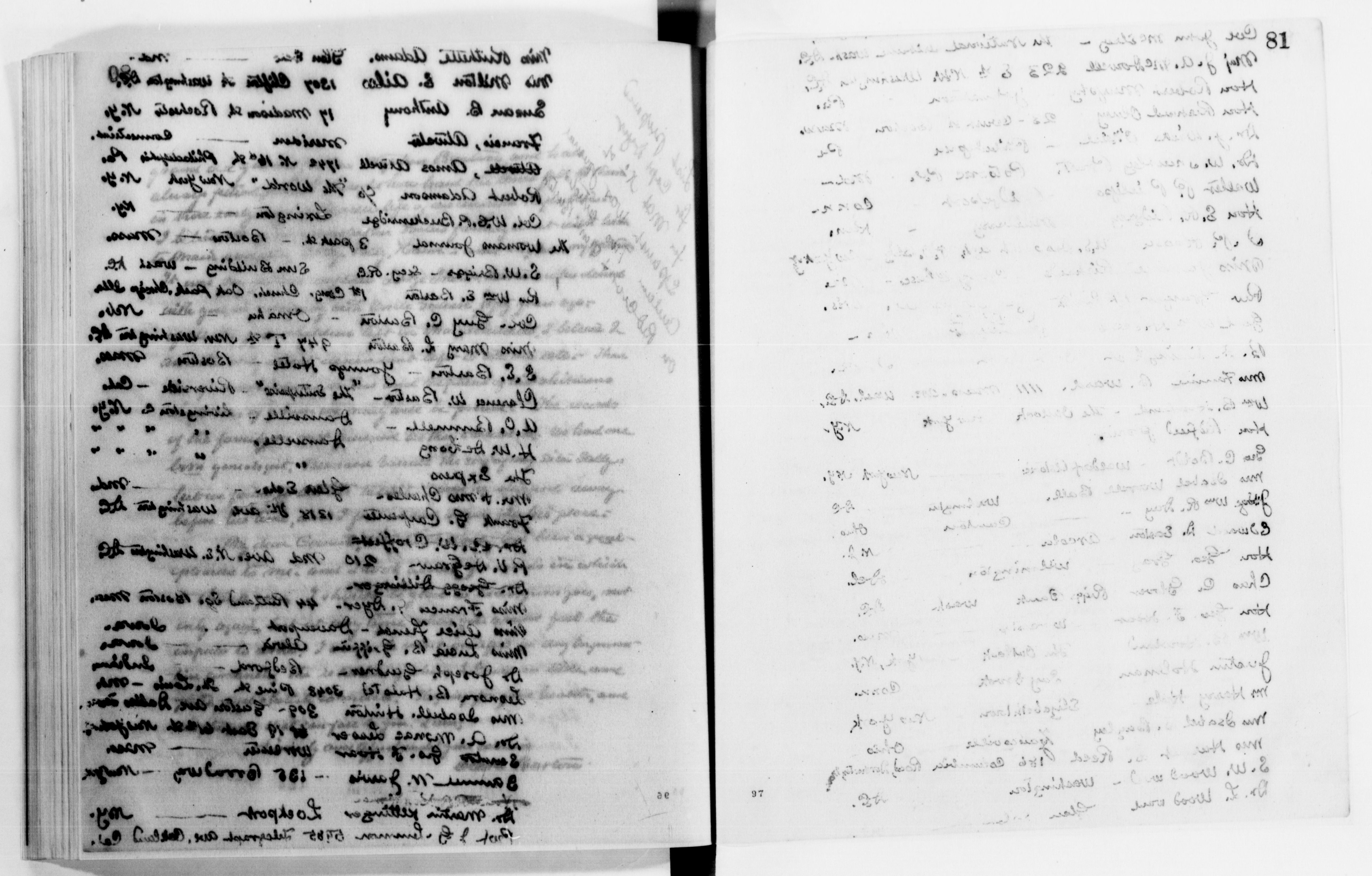 Scanned image of the current content page