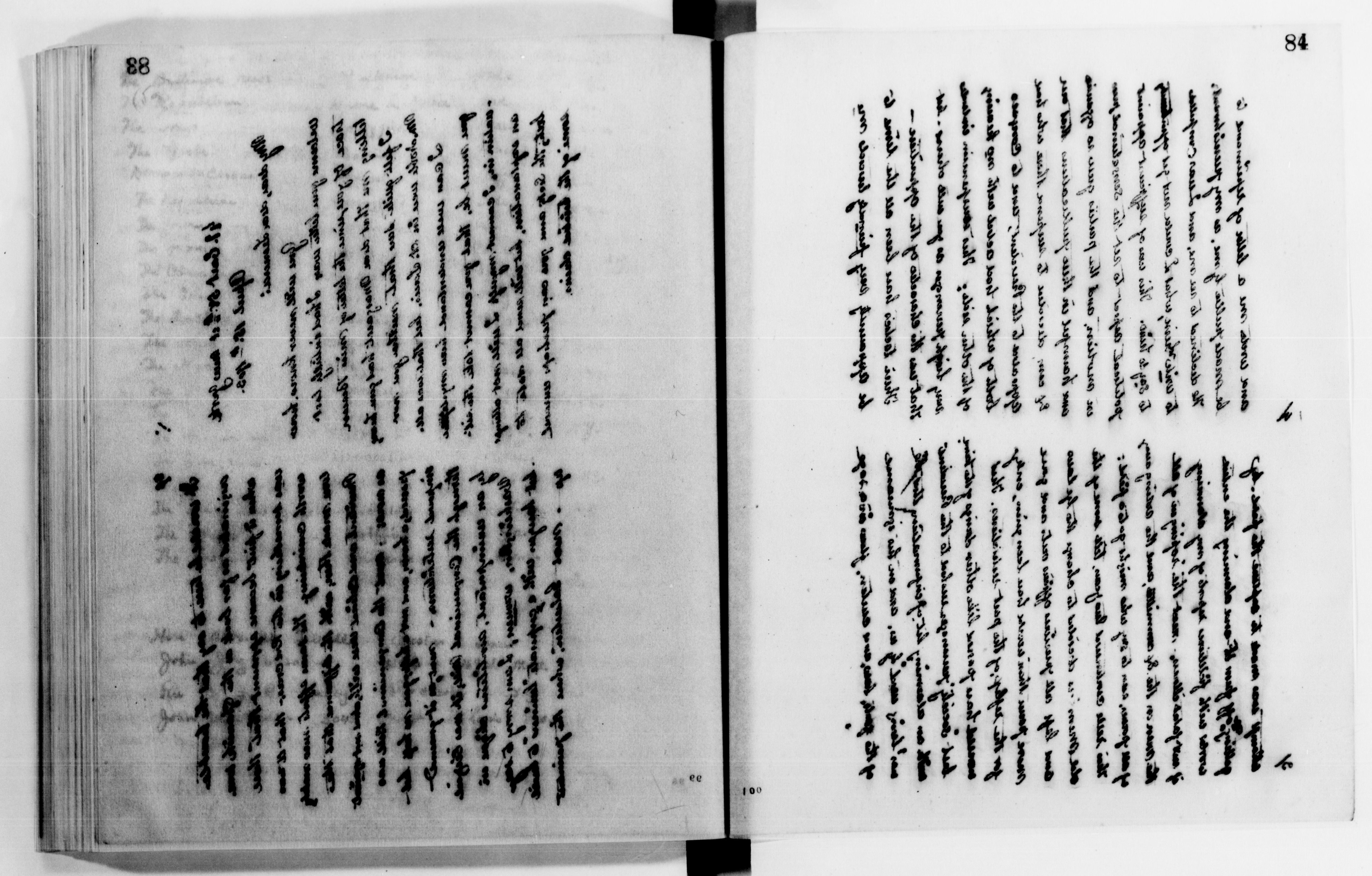 Scanned image of the current content page