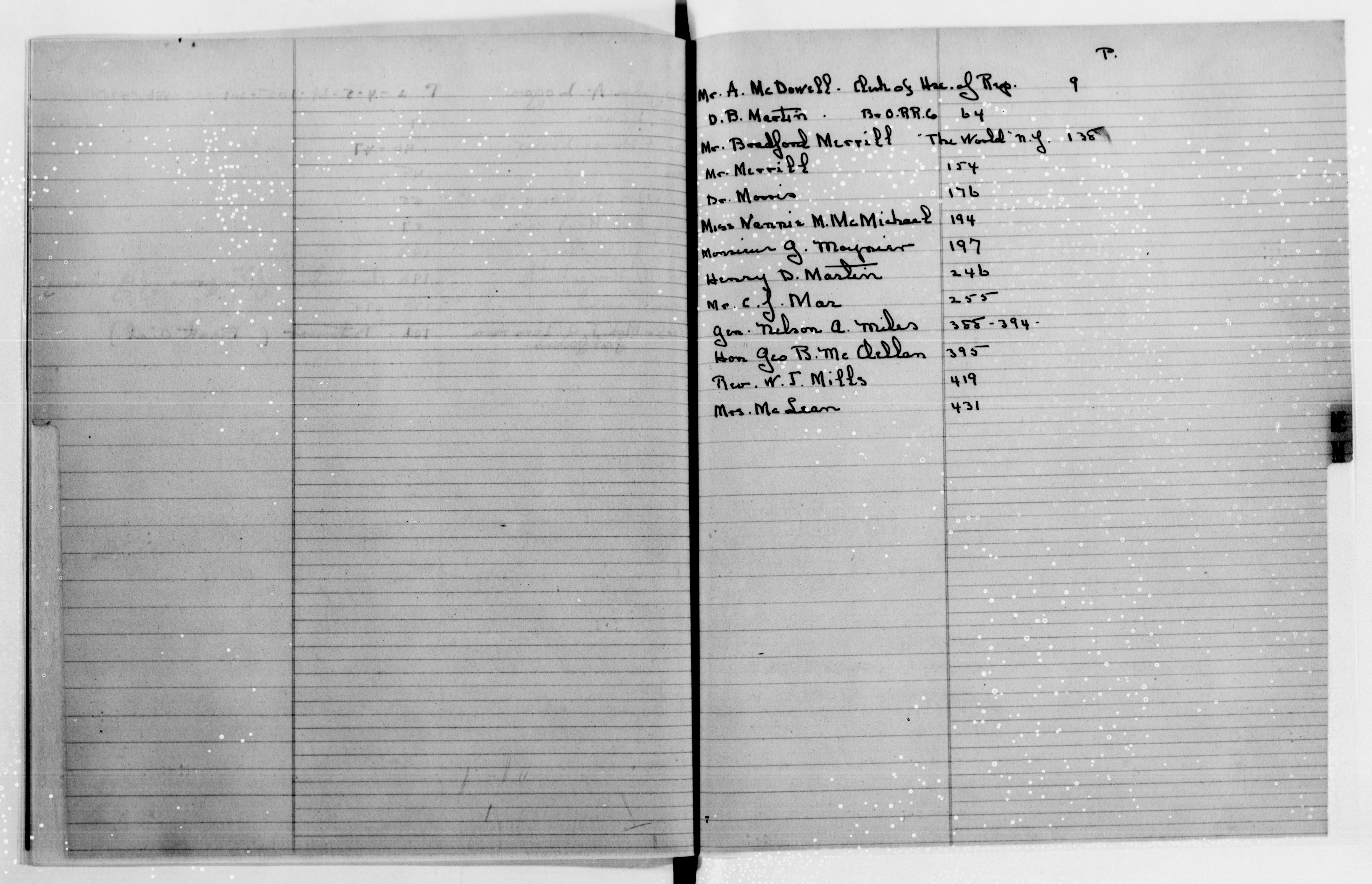 Scanned image of the current content page