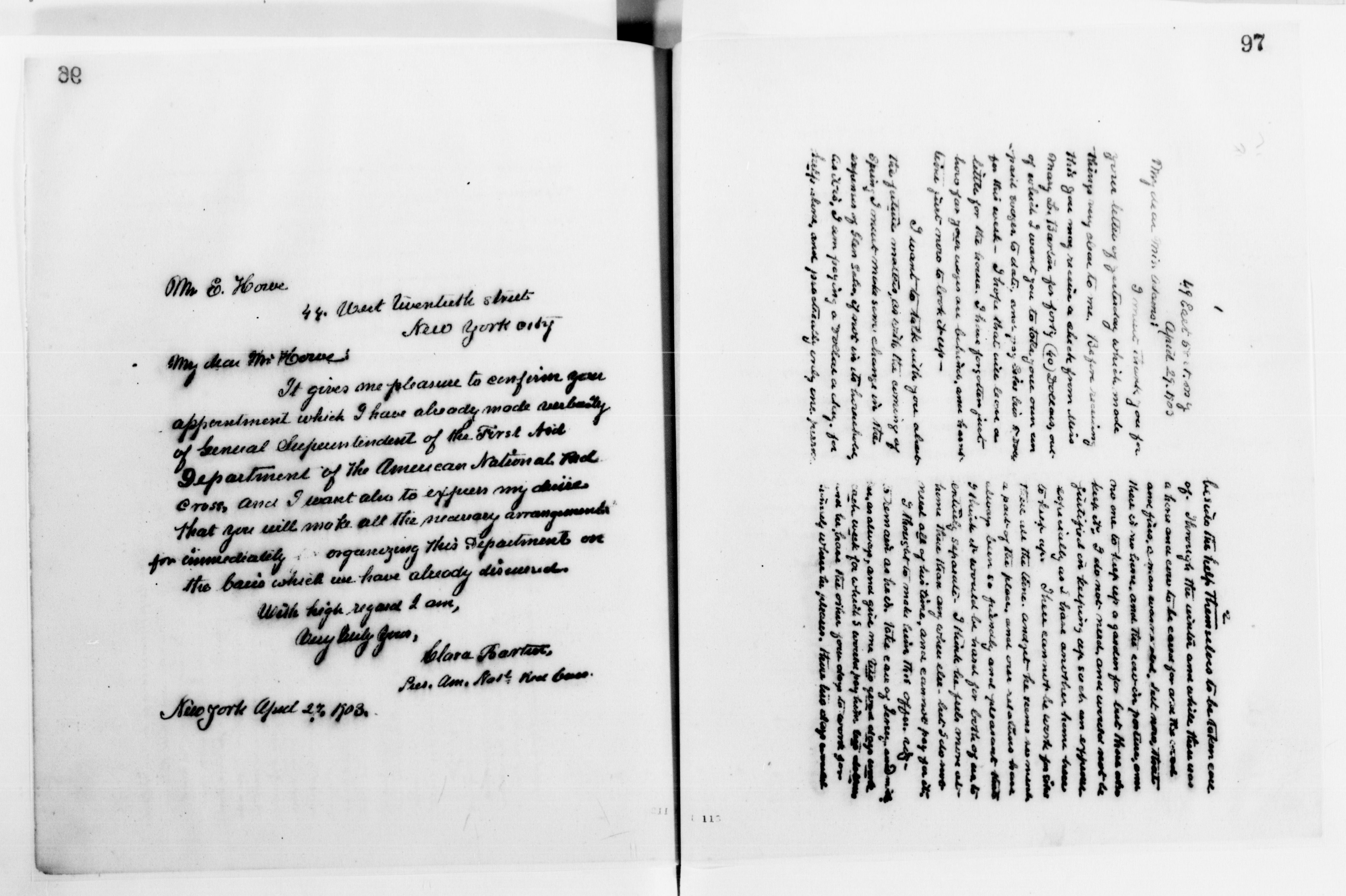 Scanned image of the current content page