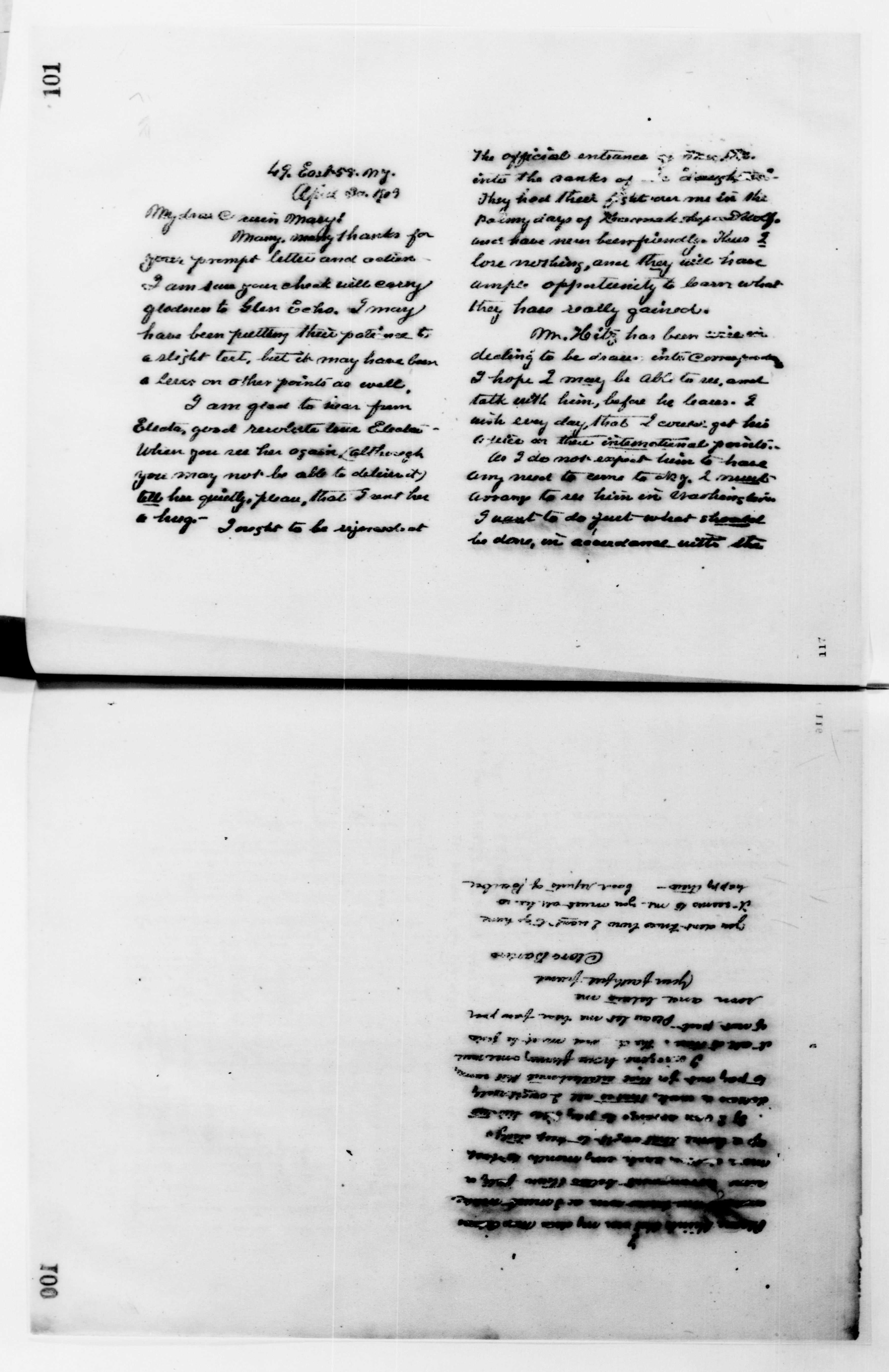 Scanned image of the current content page