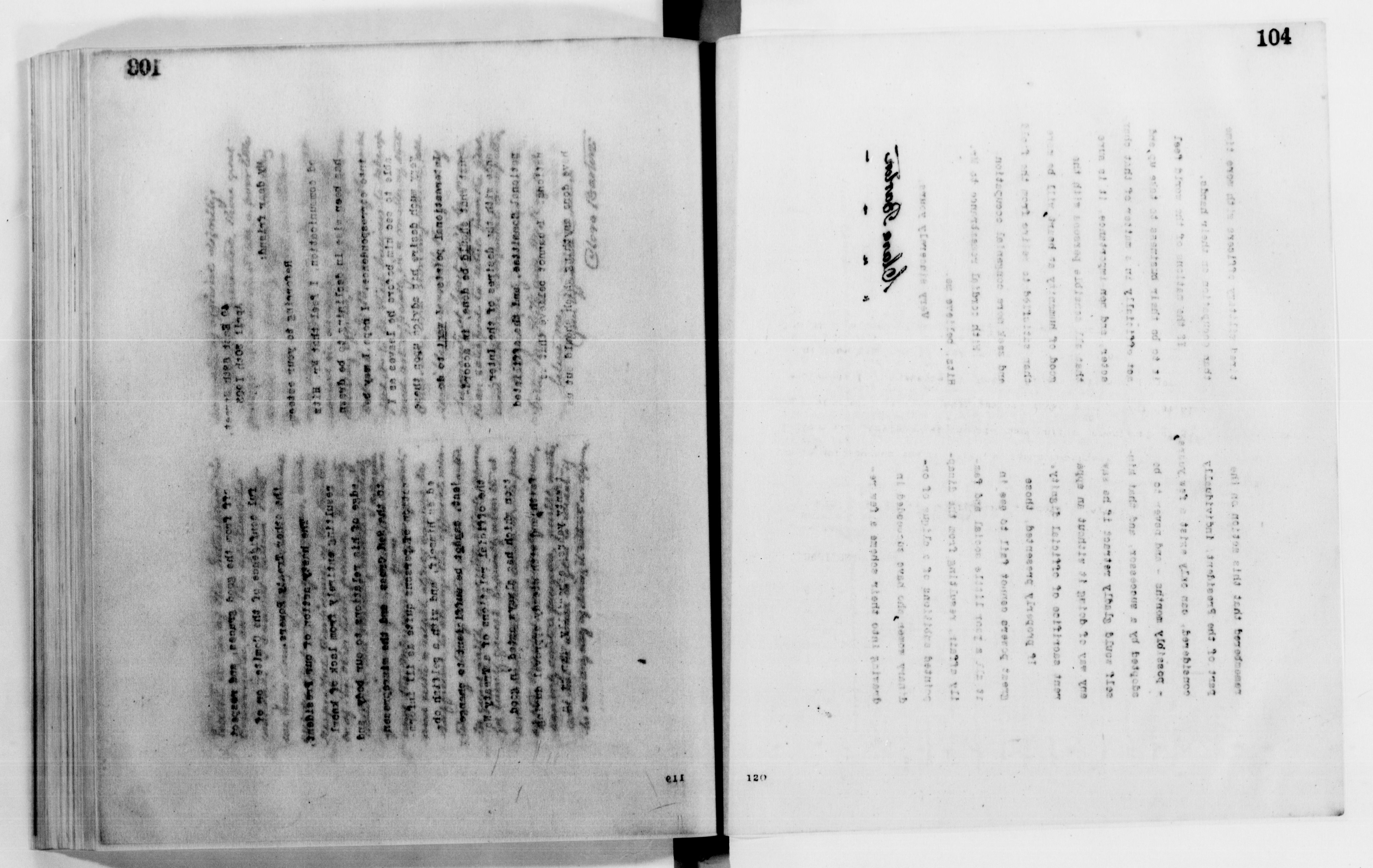 Scanned image of the current content page