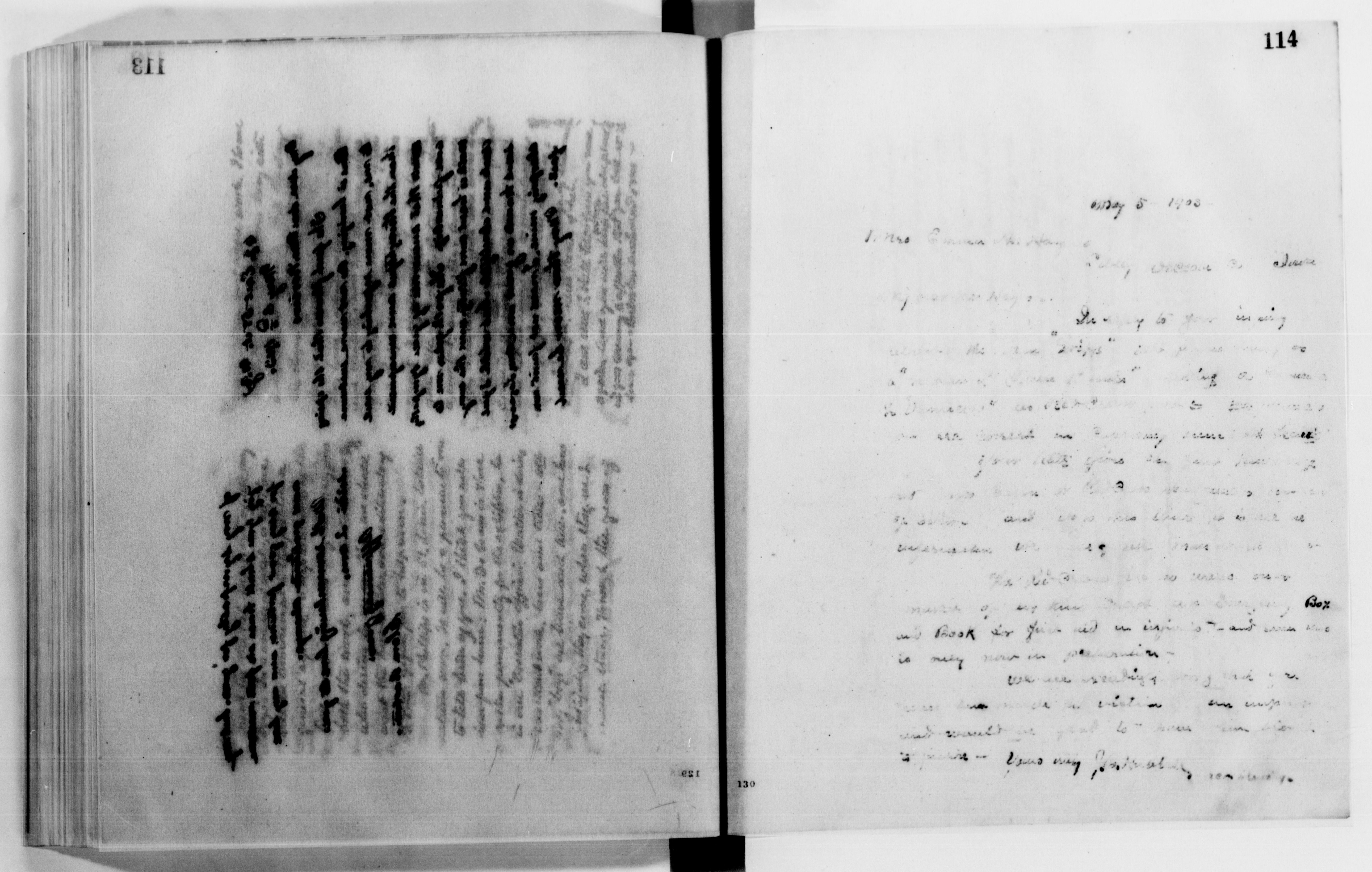 Scanned image of the current content page