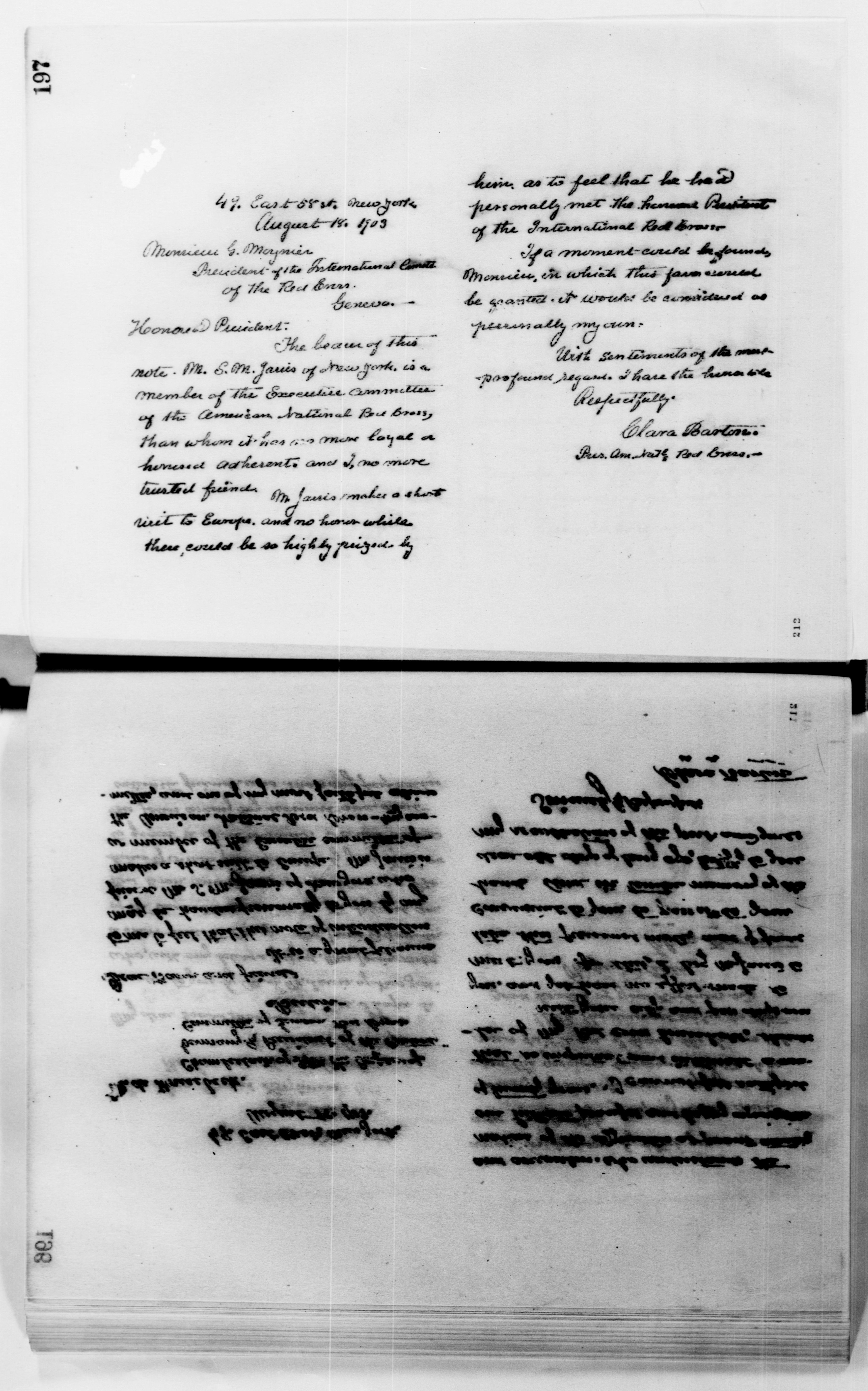 Scanned image of the current content page