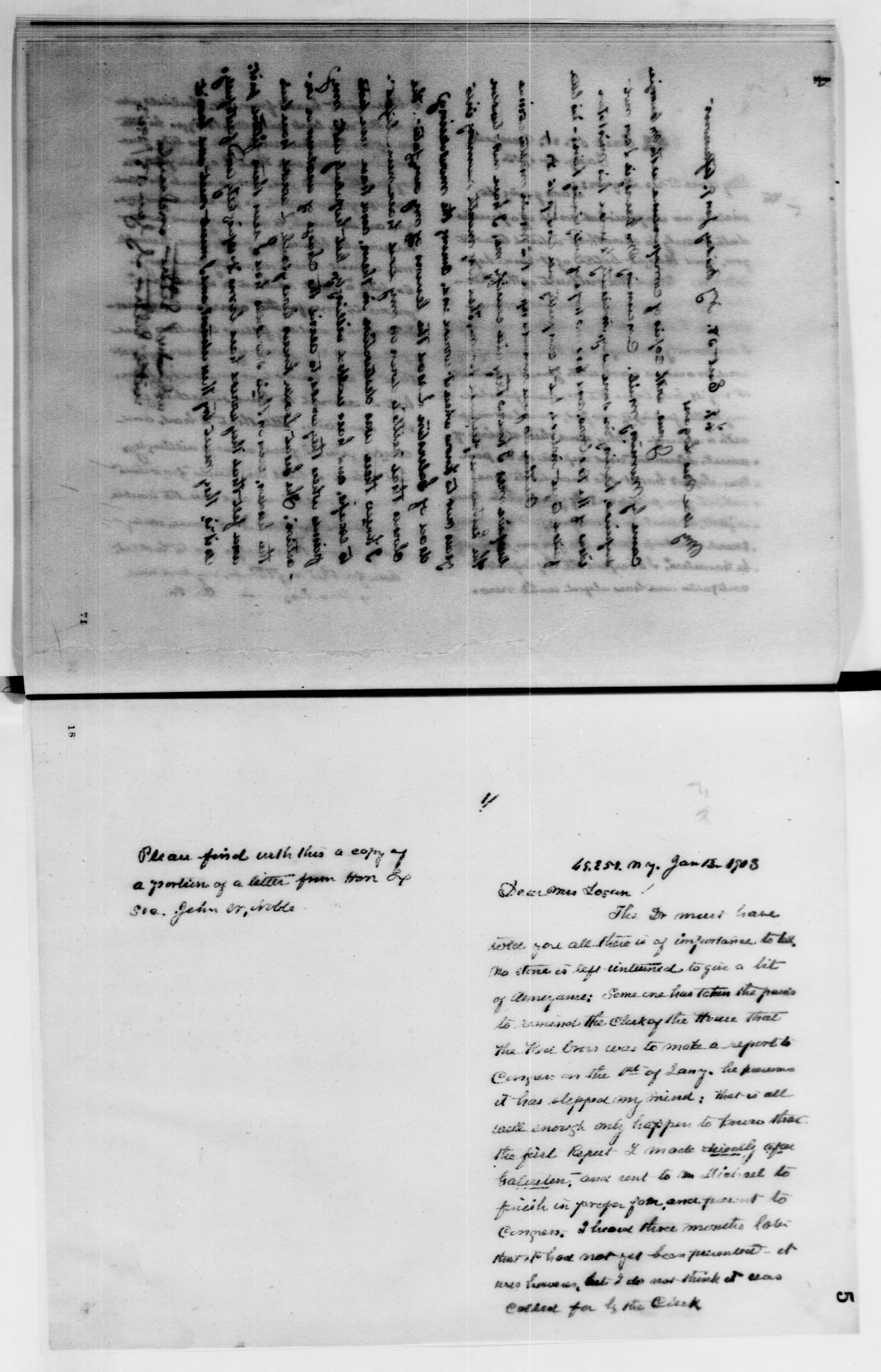 Scanned image of the current content page