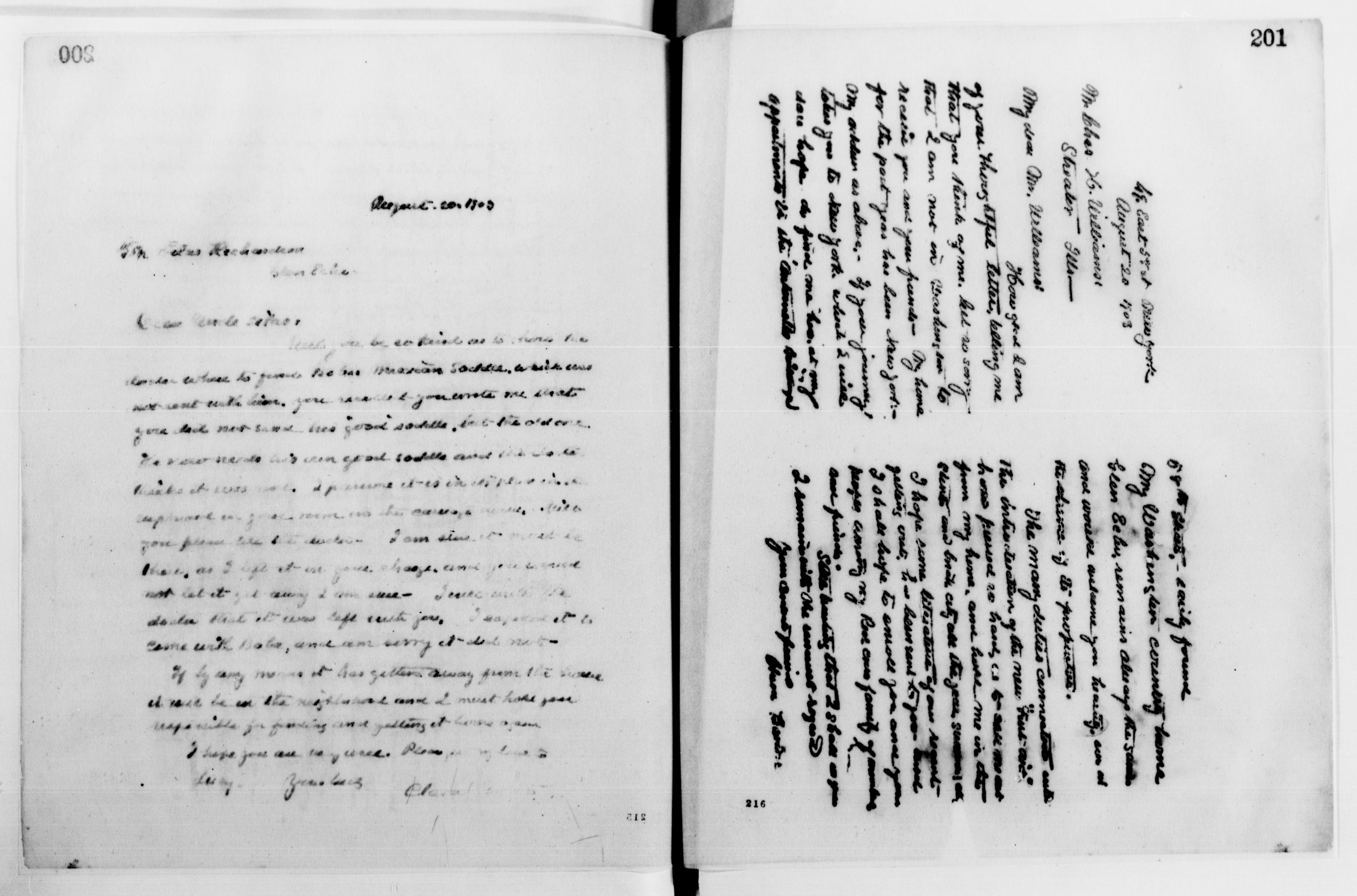 Scanned image of the current content page