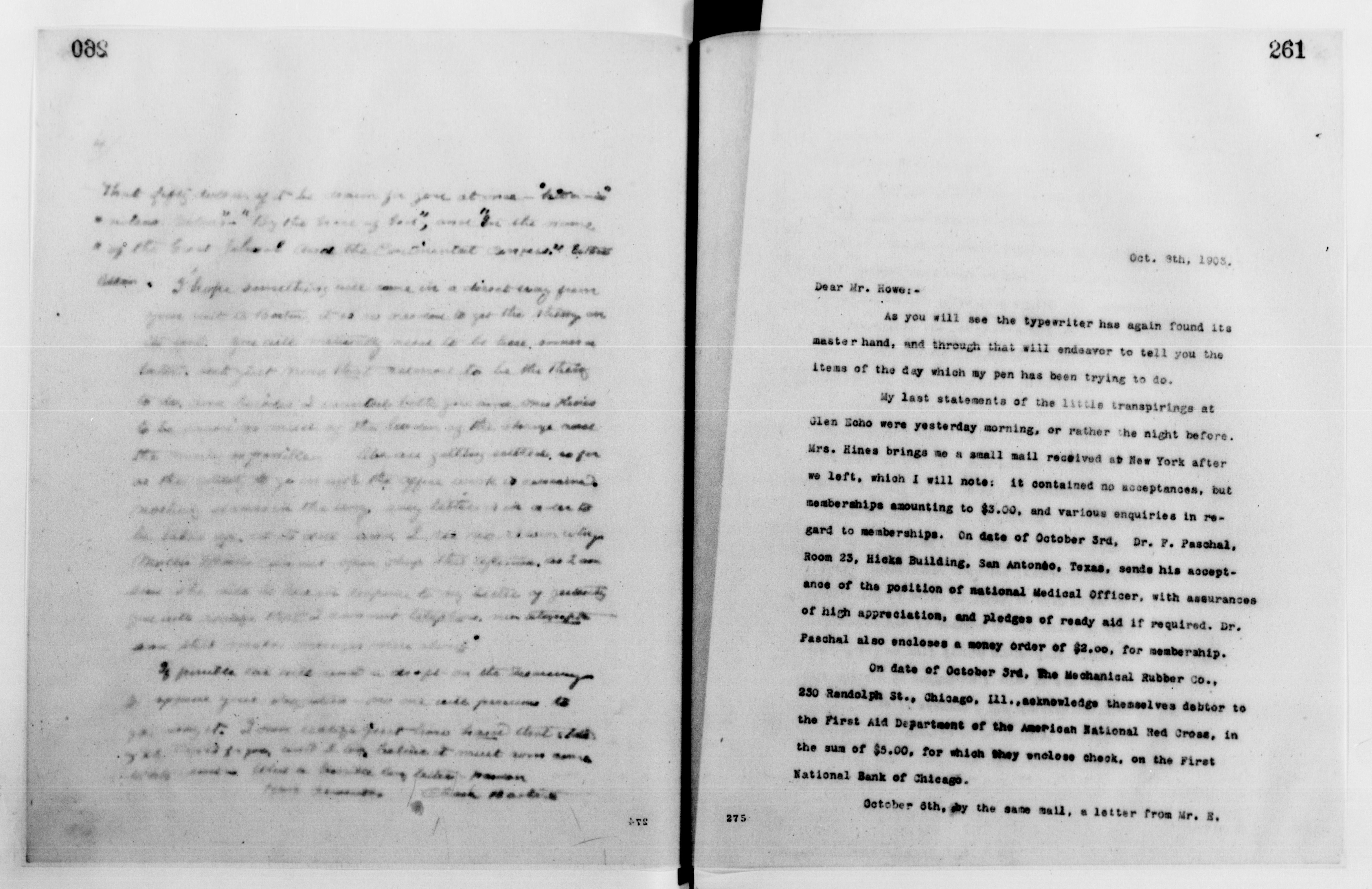 Scanned image of the current content page