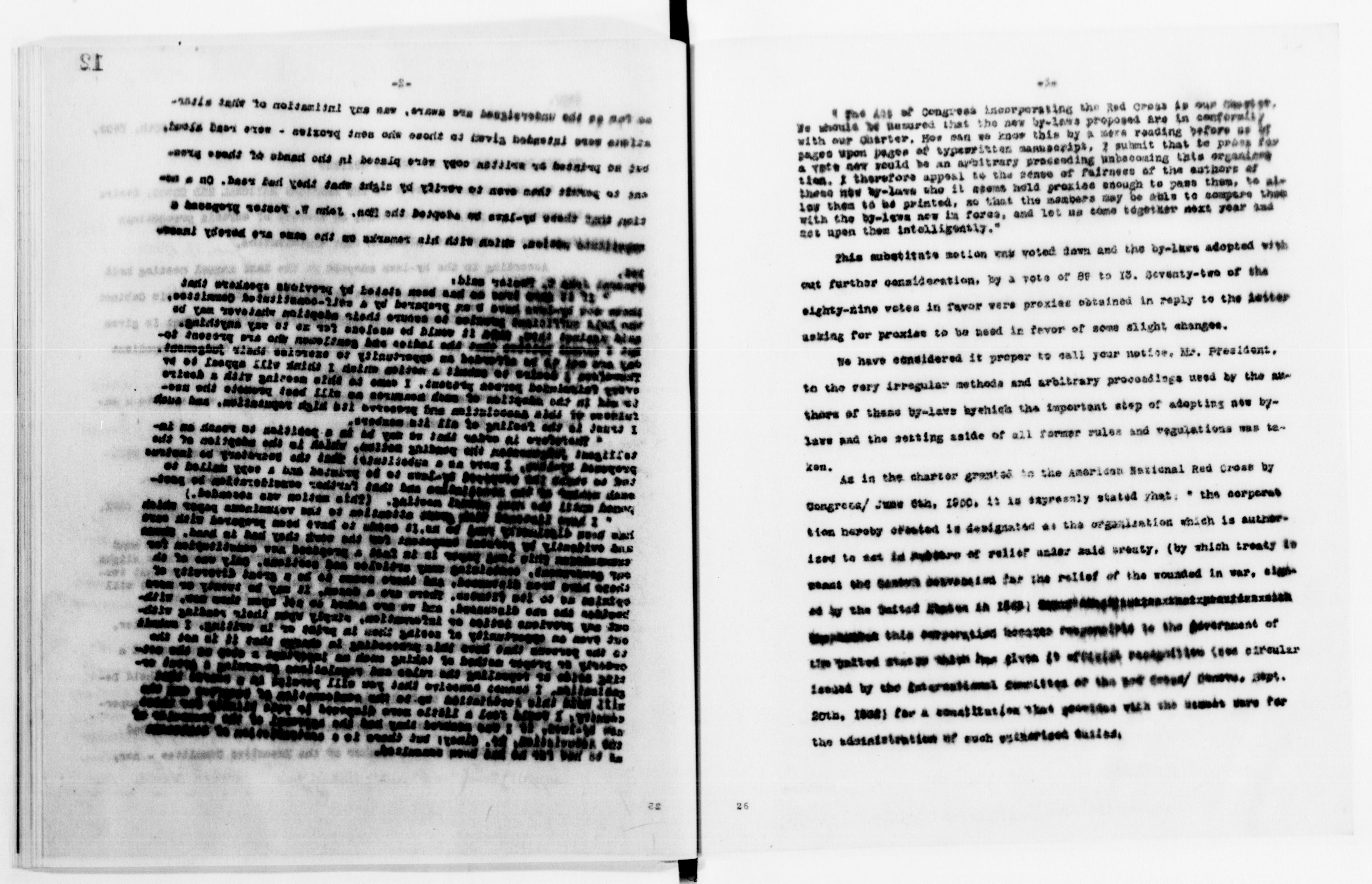 Scanned image of the current content page