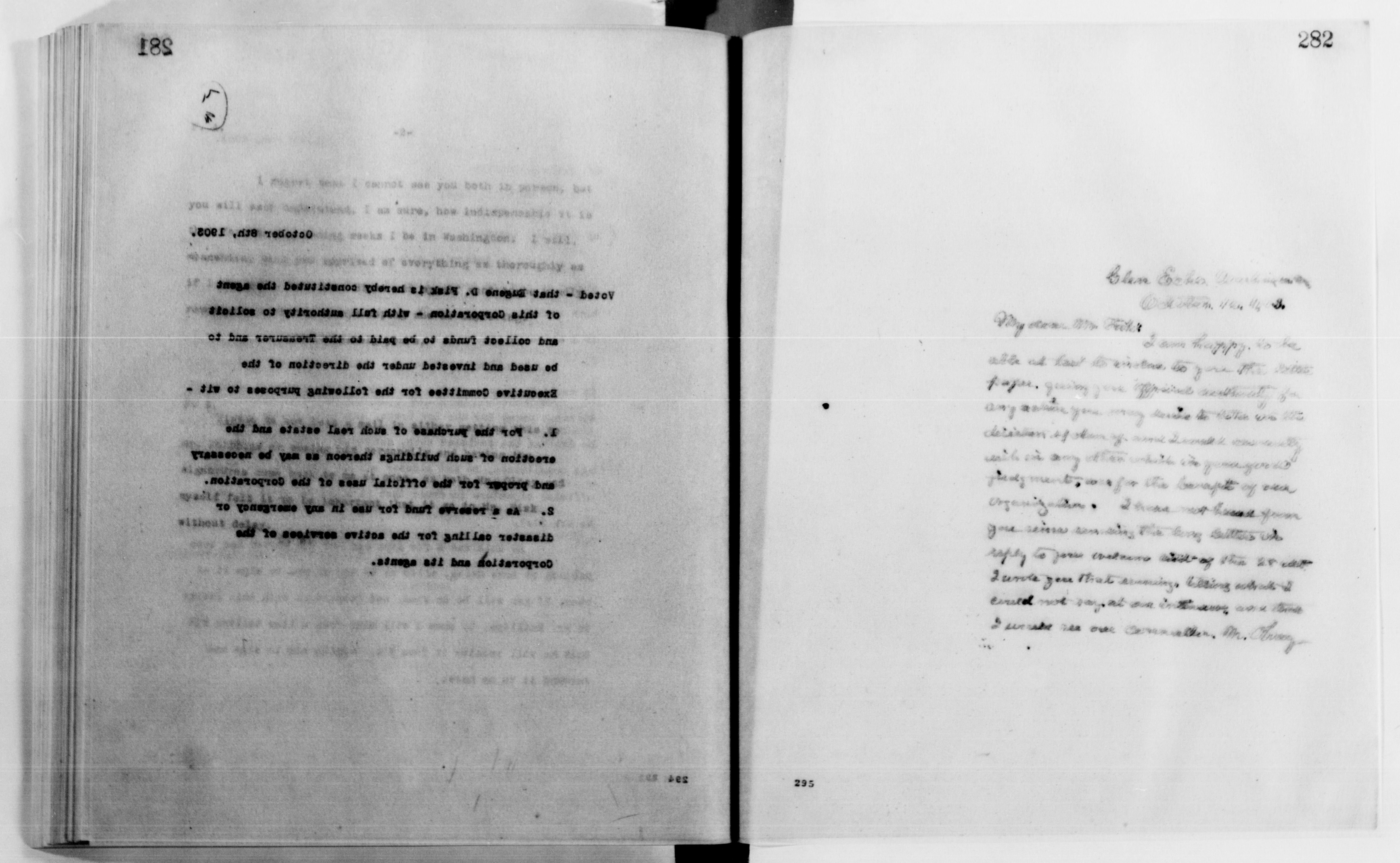 Scanned image of the current content page