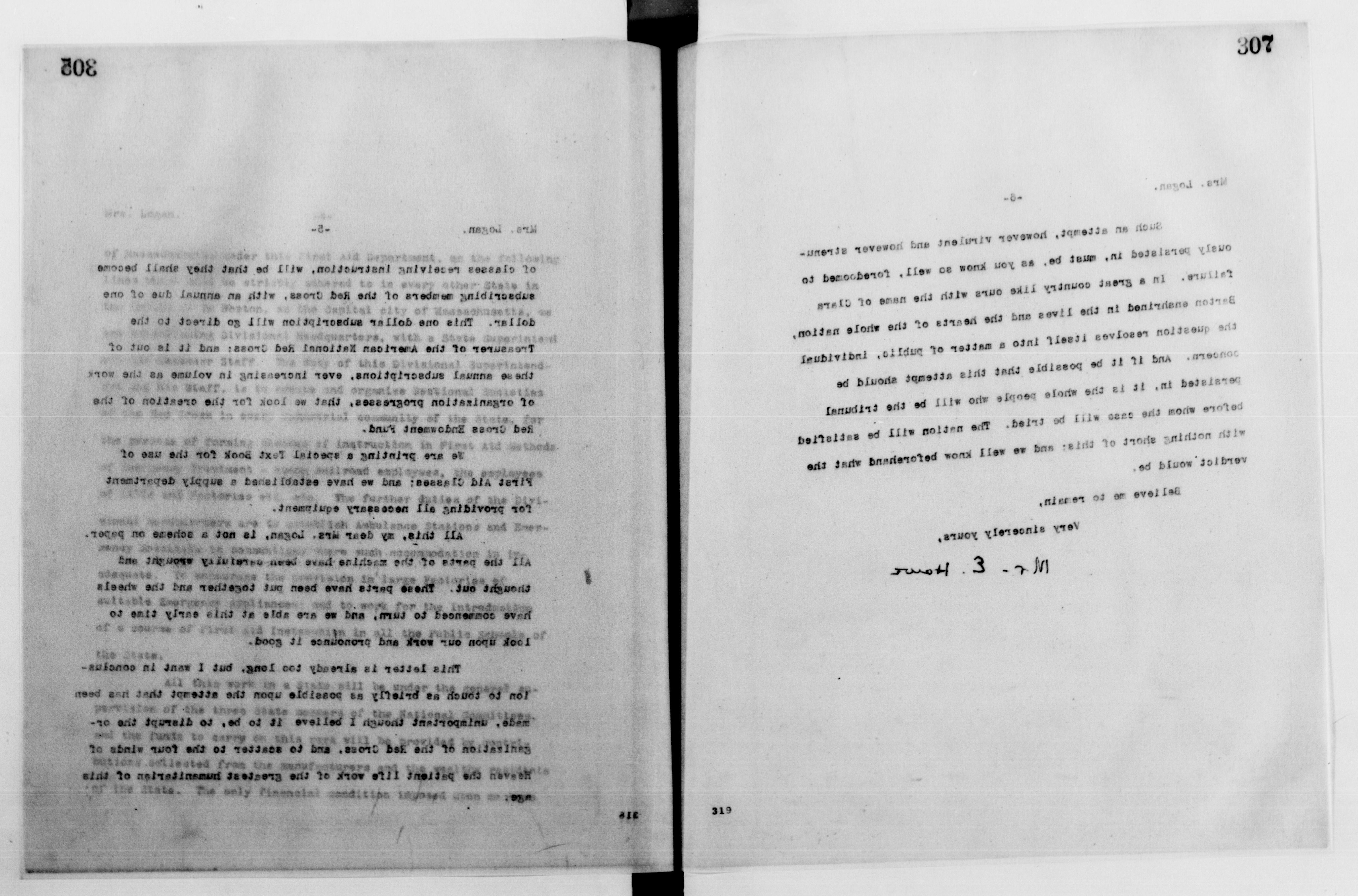 Scanned image of the current content page