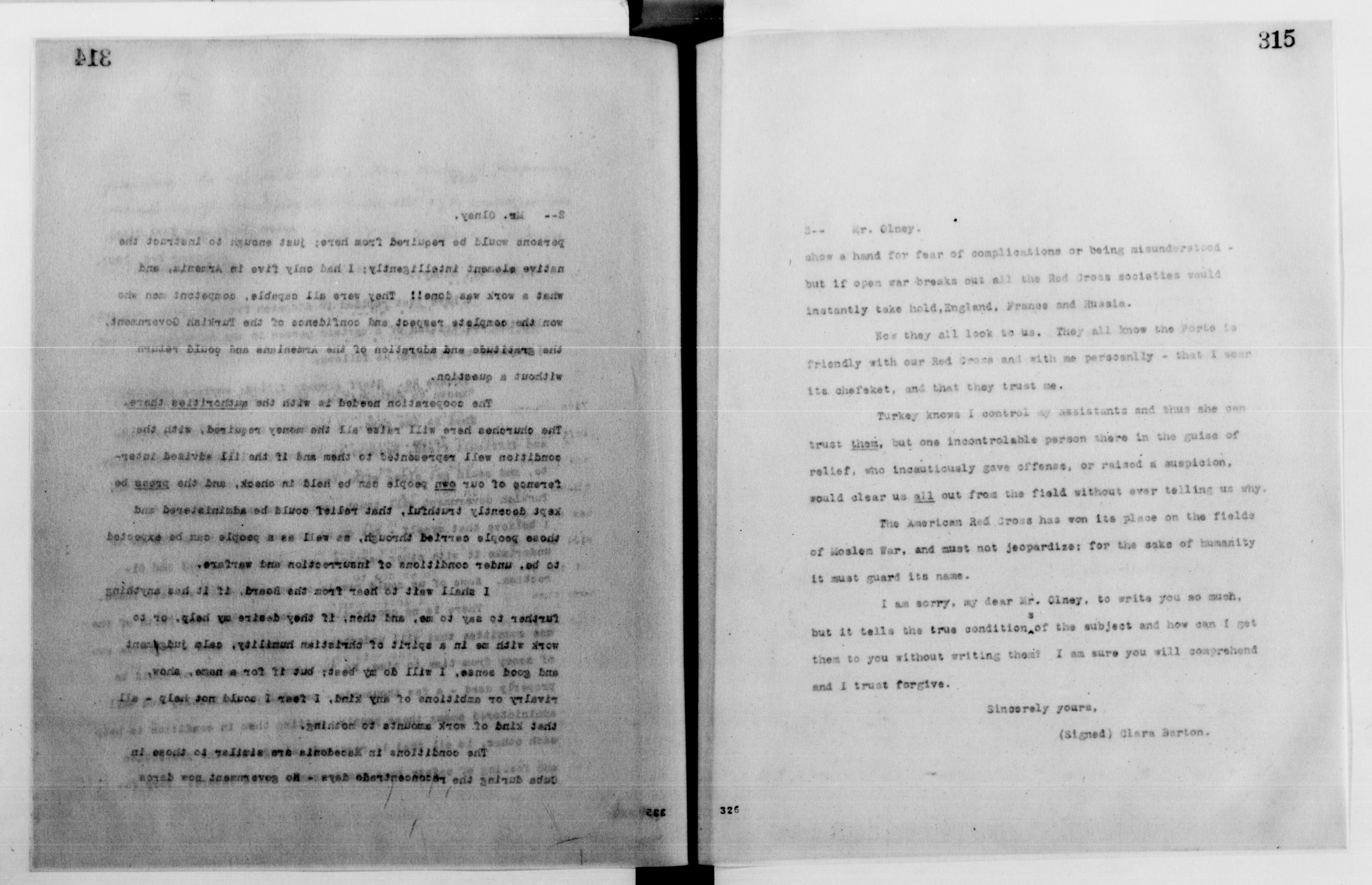 Scanned image of the current content page