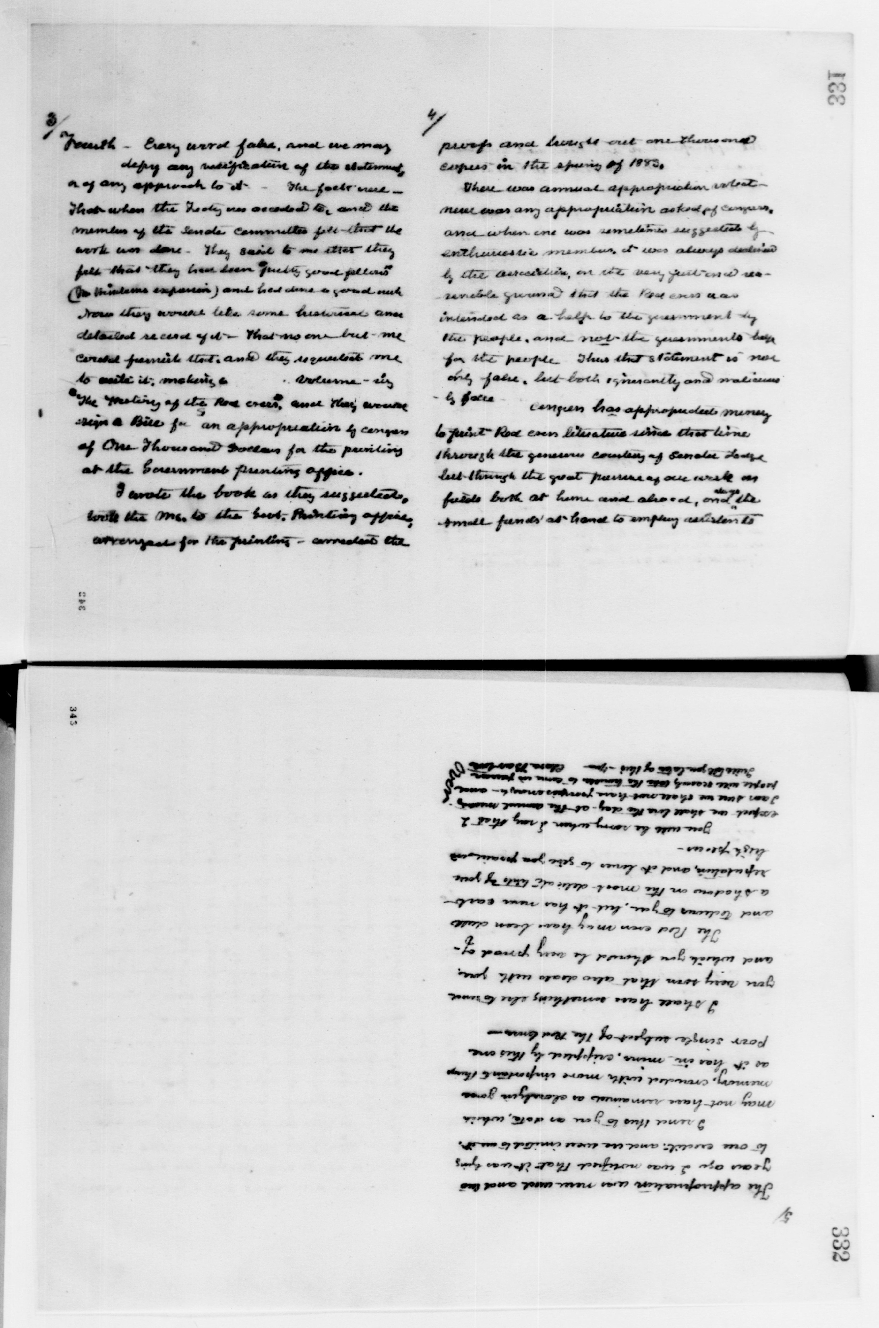 Scanned image of the current content page