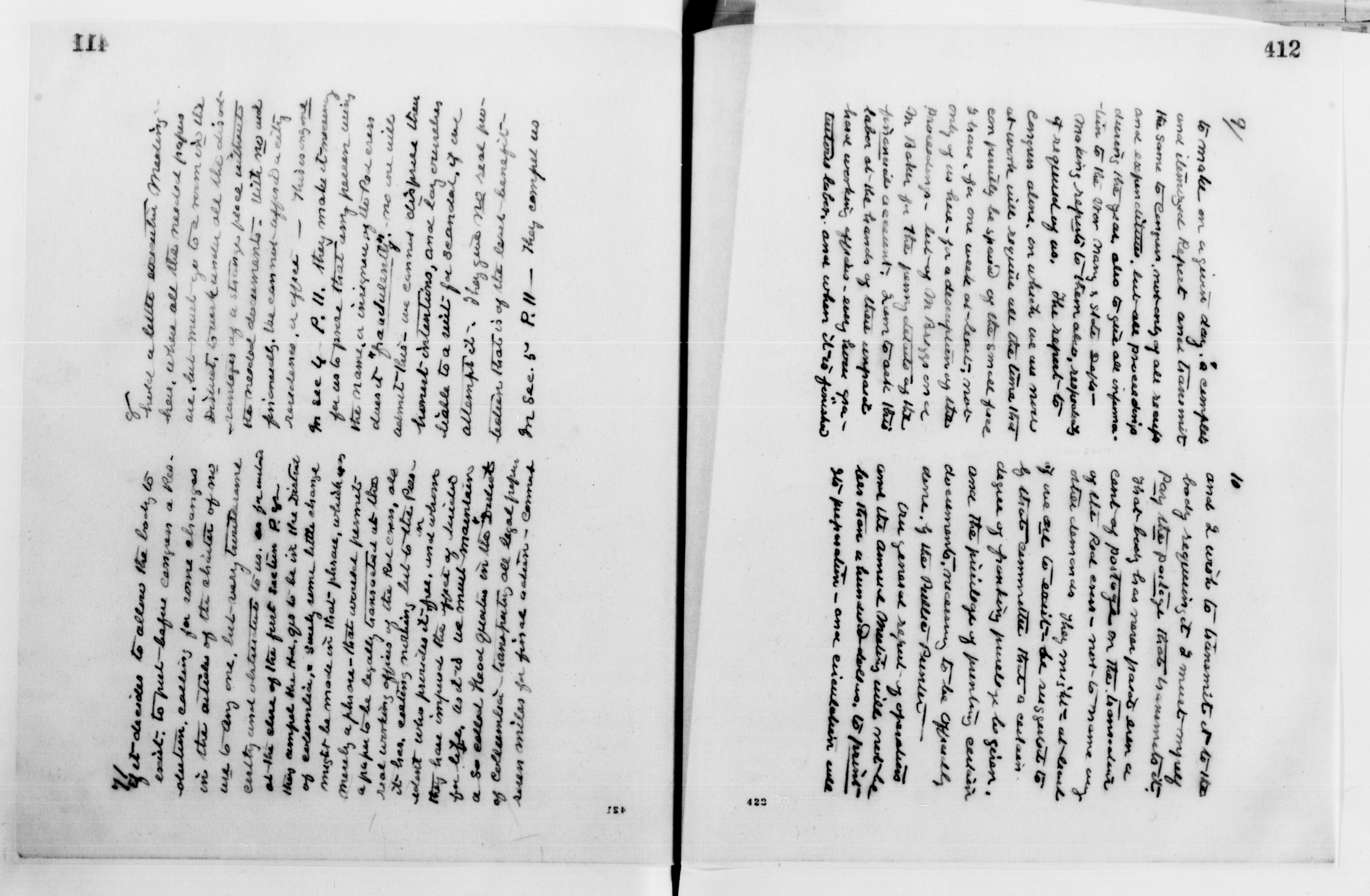 Scanned image of the current content page