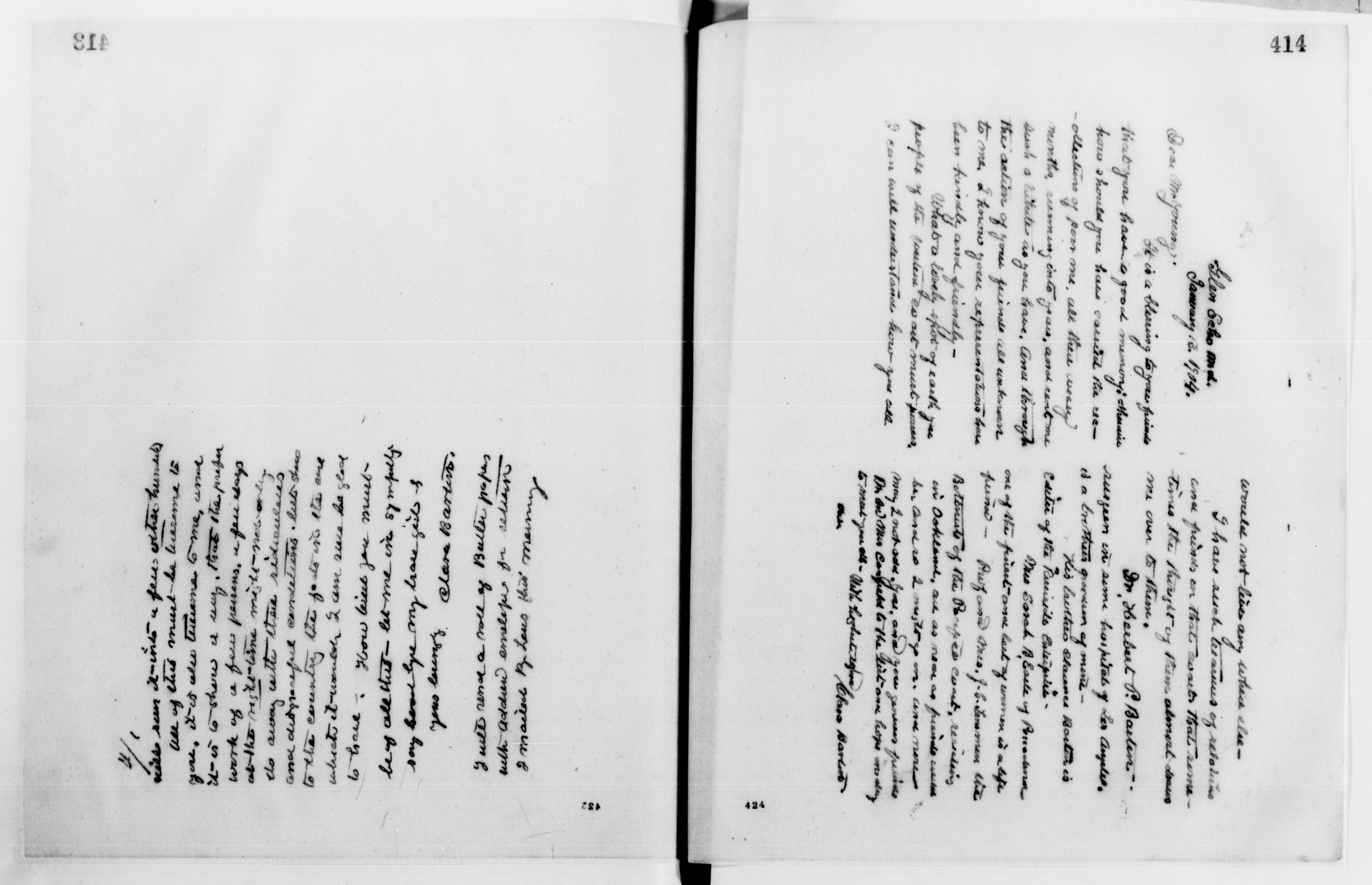 Scanned image of the current content page