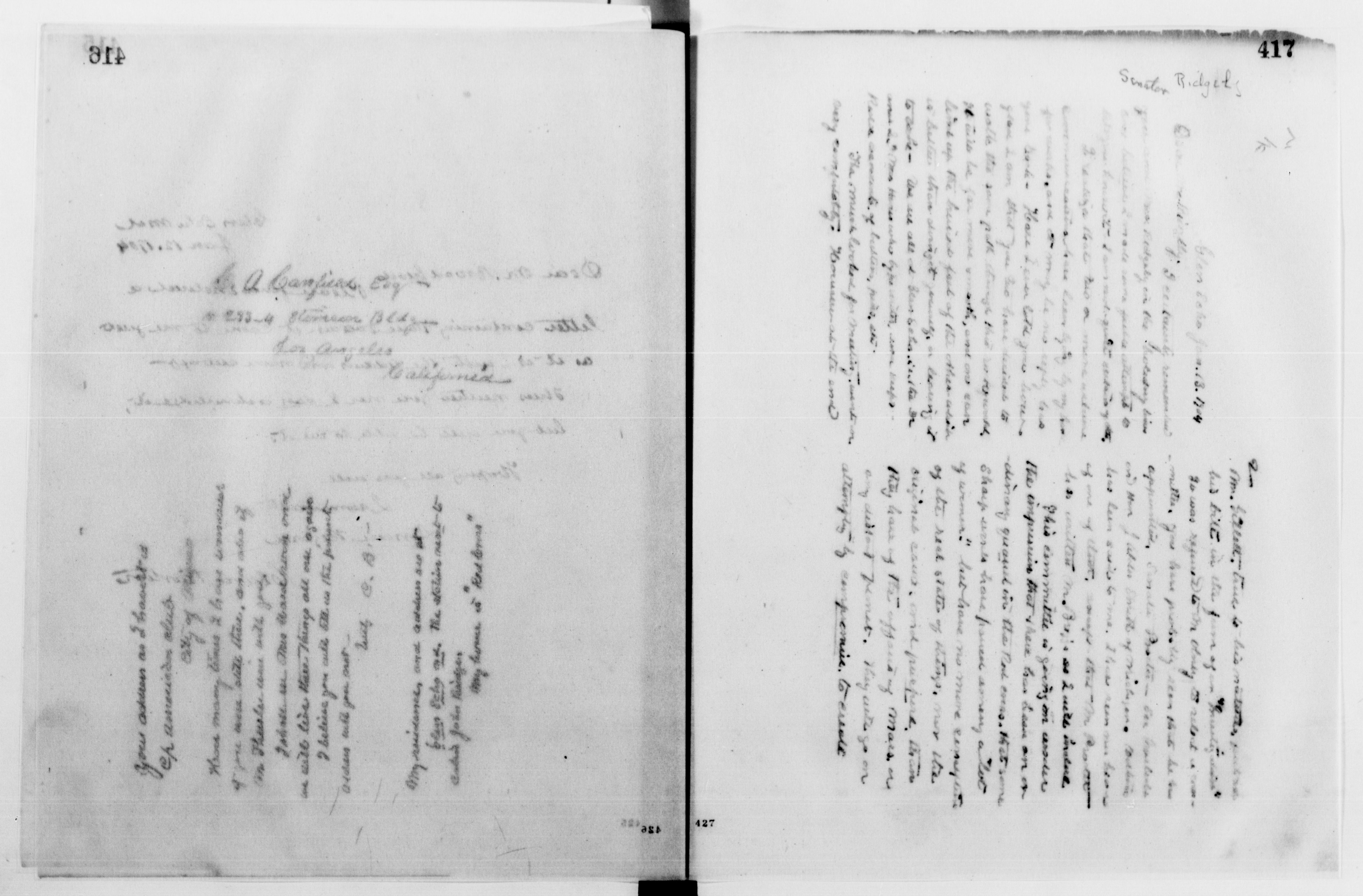 Scanned image of the current content page