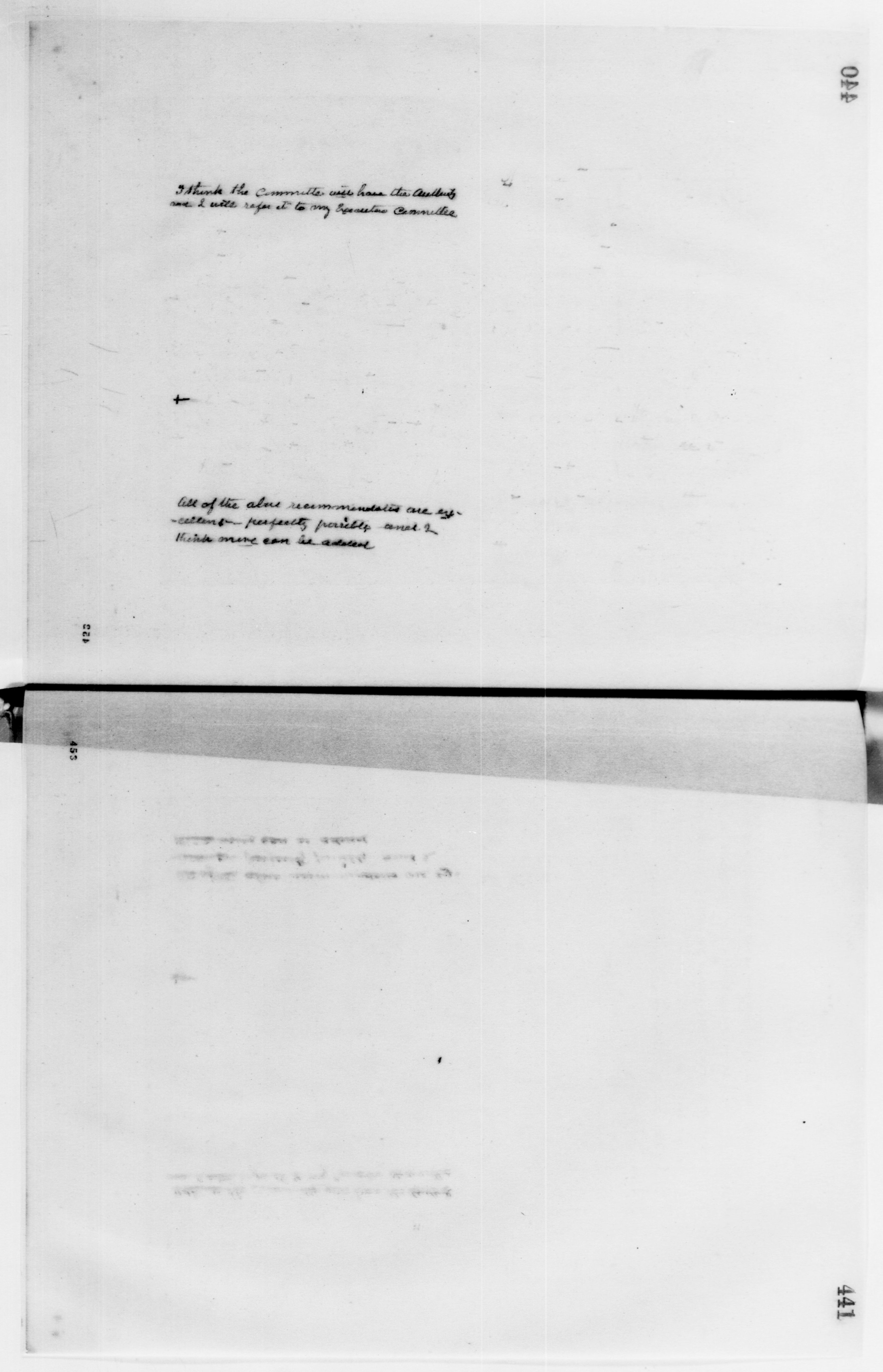 Scanned image of the current content page