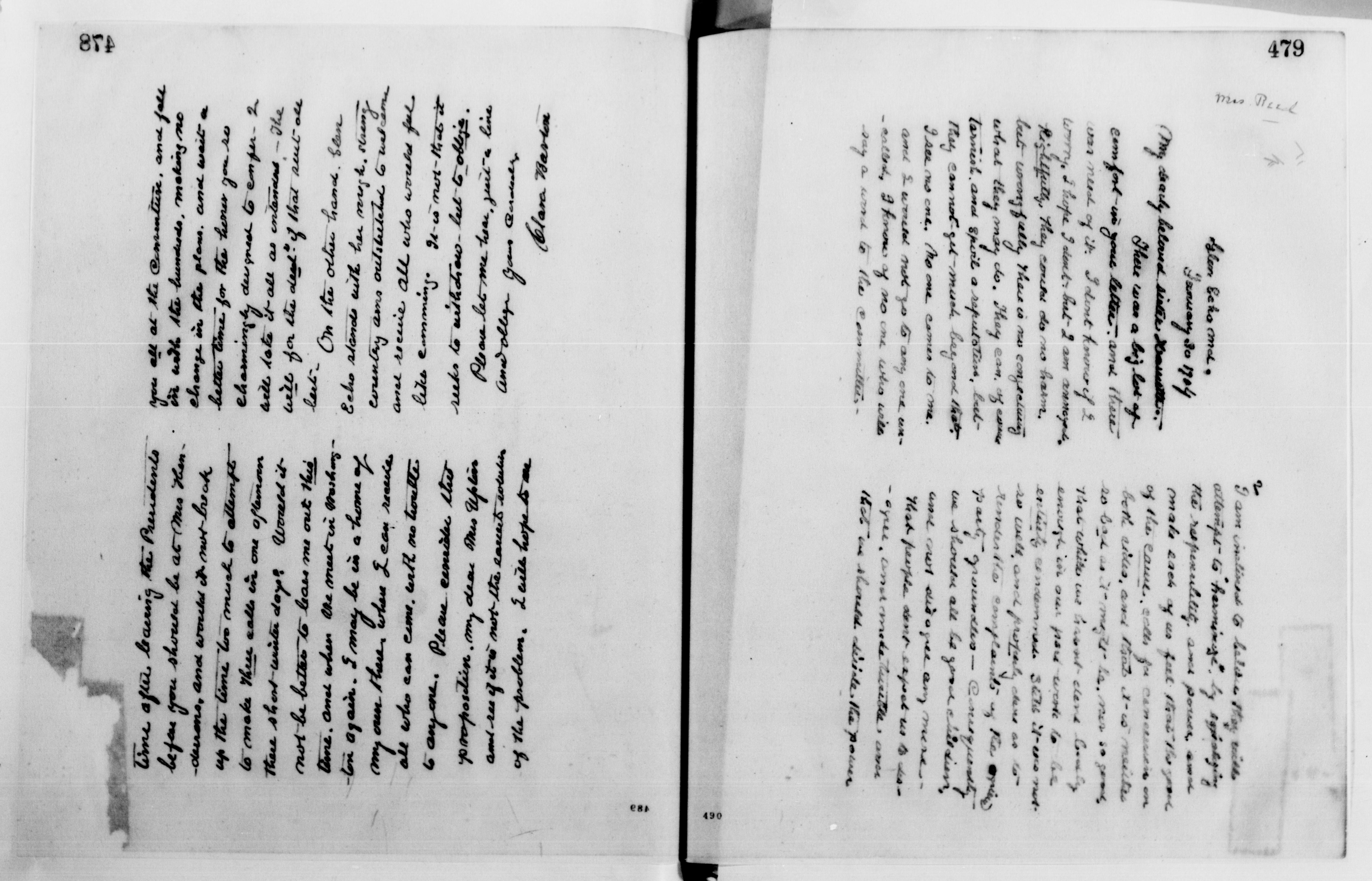Scanned image of the current content page