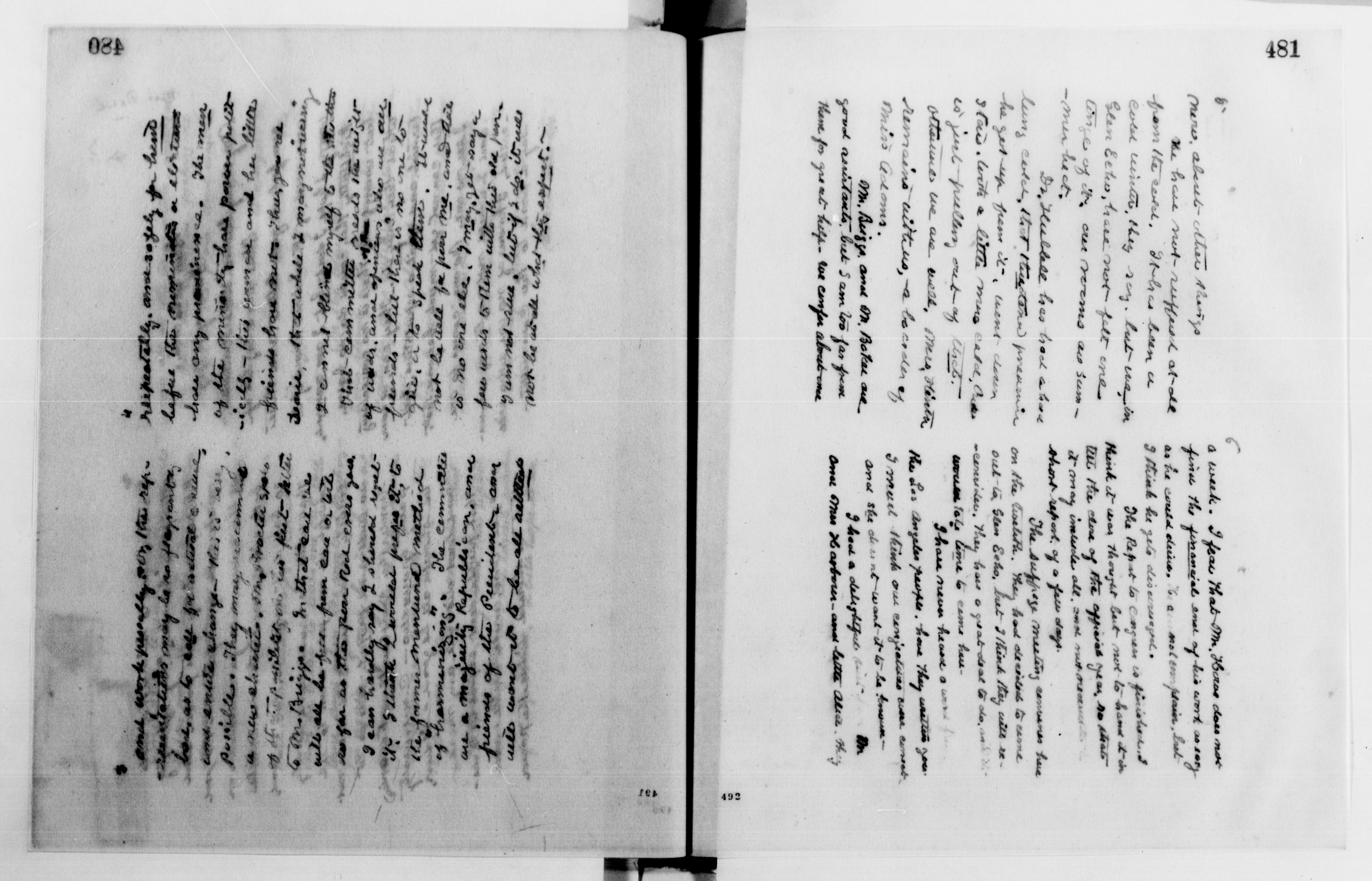 Scanned image of the current content page