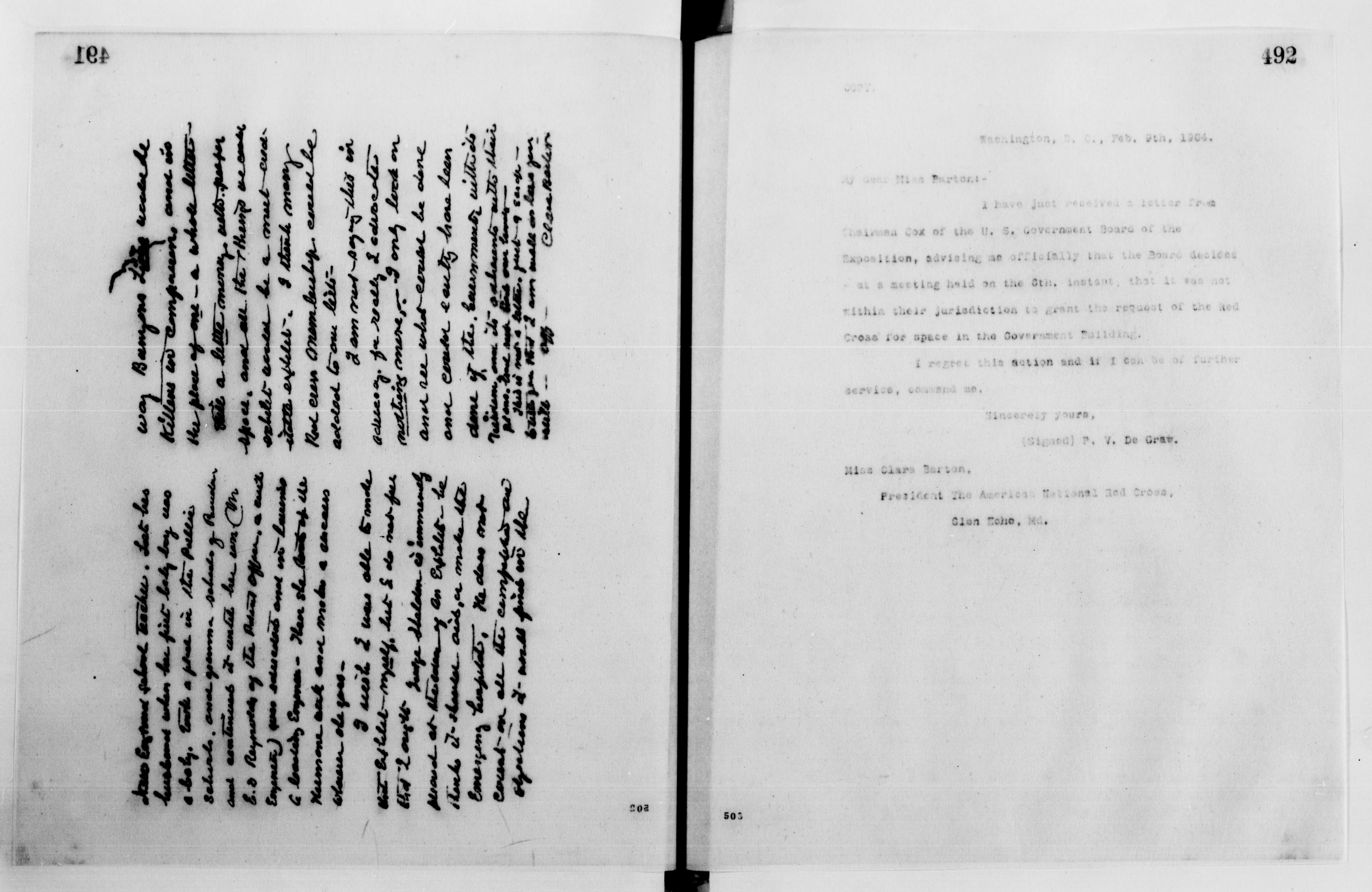 Scanned image of the current content page