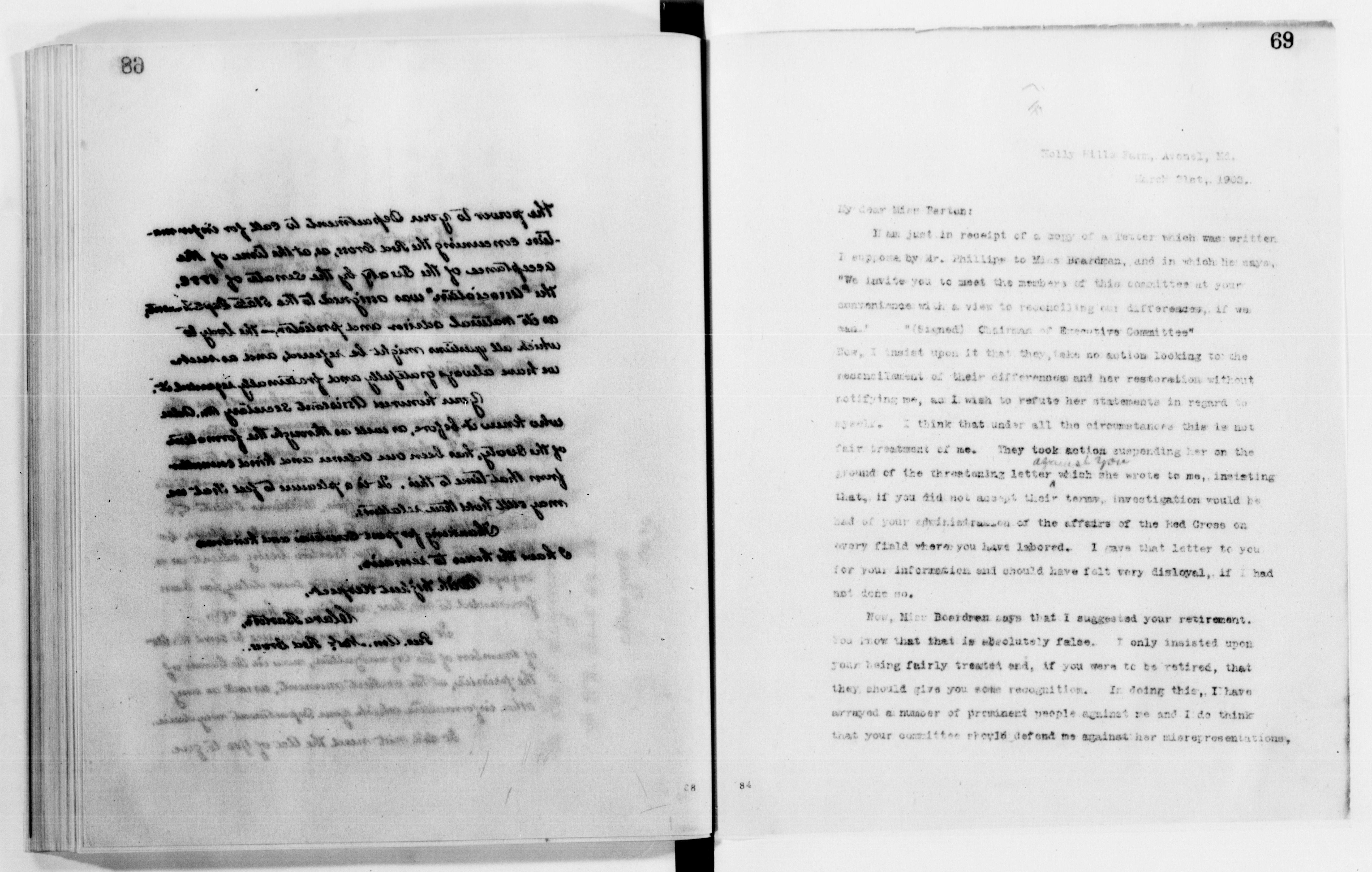 Scanned image of the current content page