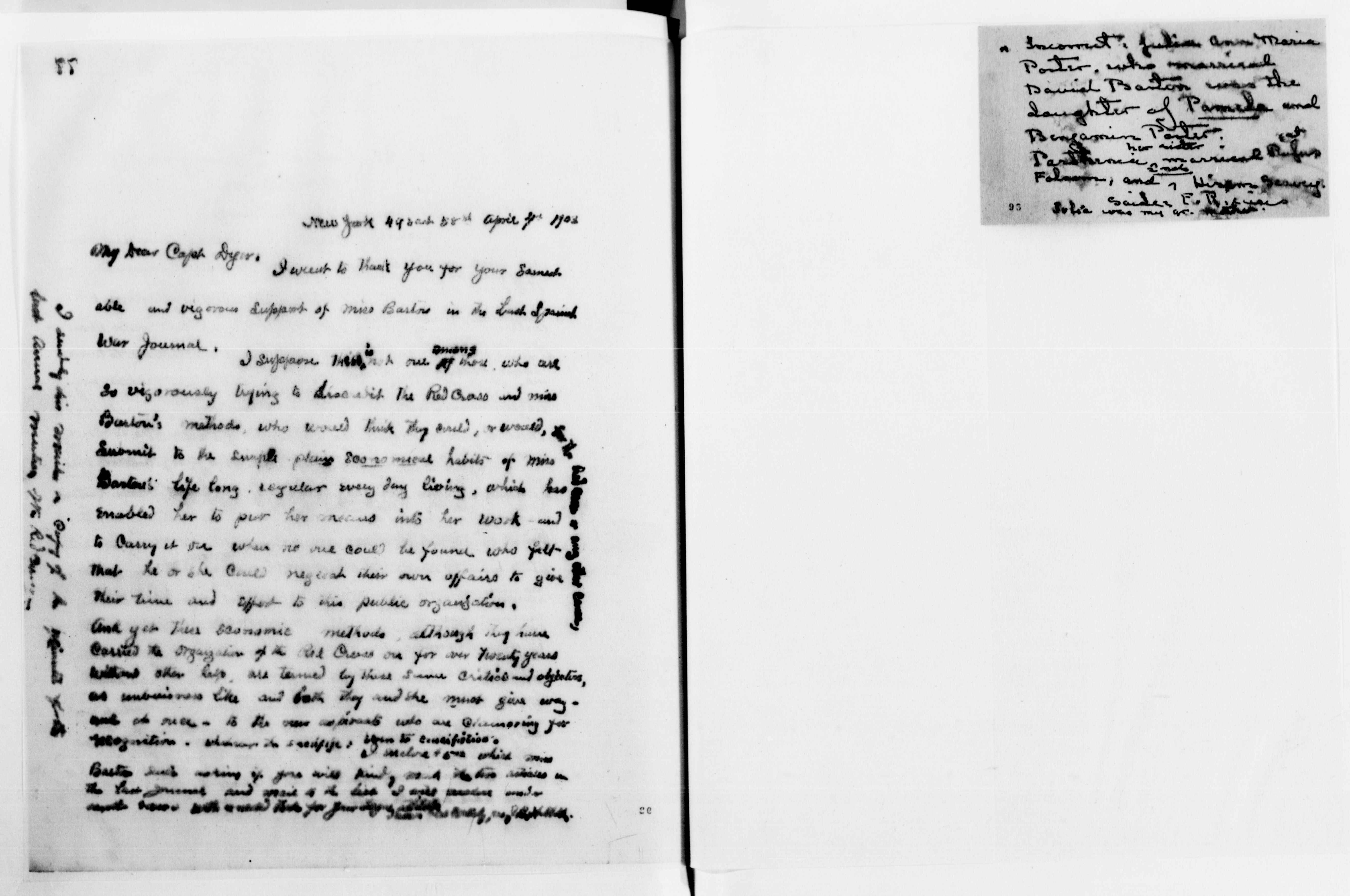 Scanned image of the current content page