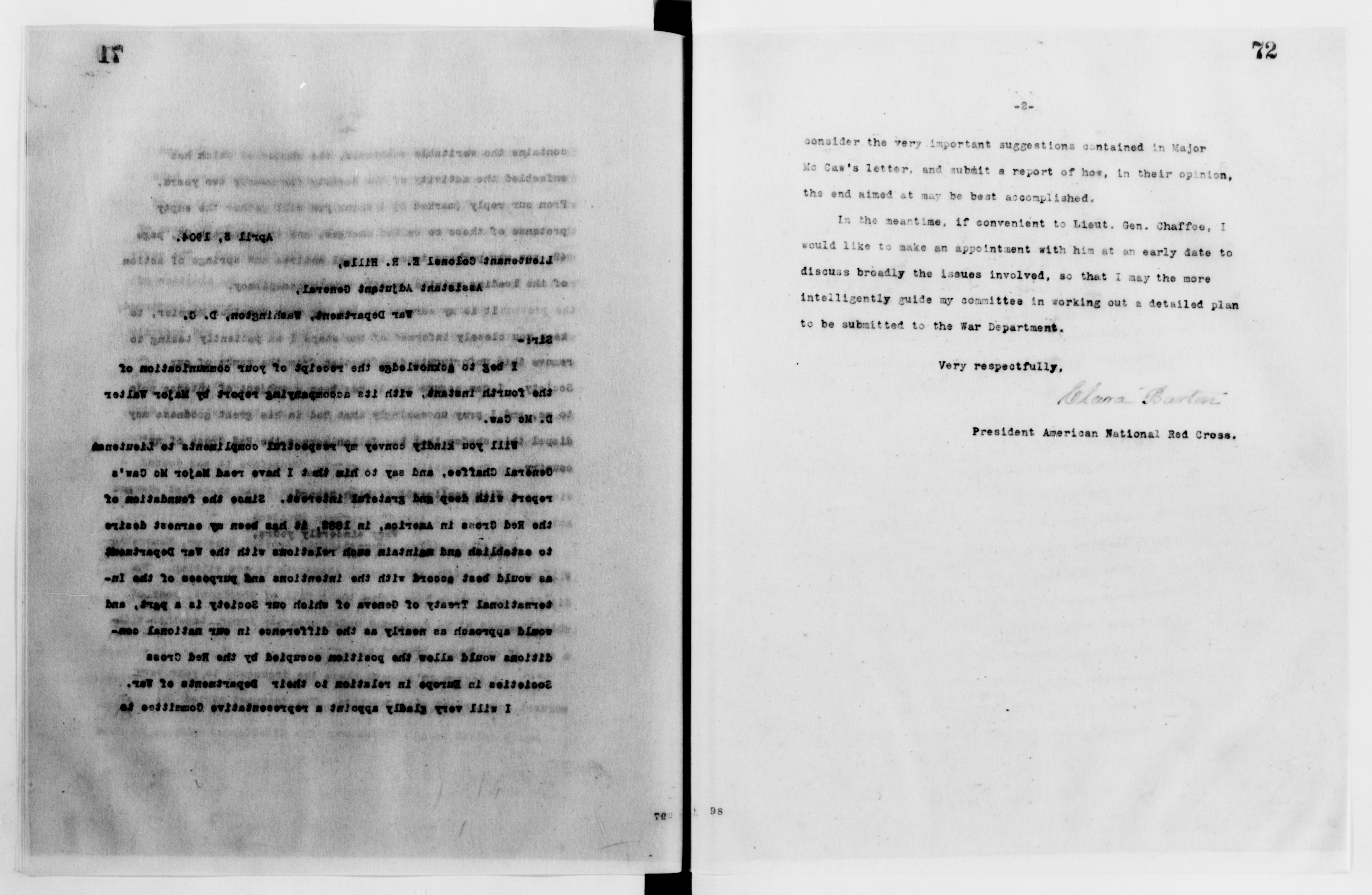 Scanned image of the current content page