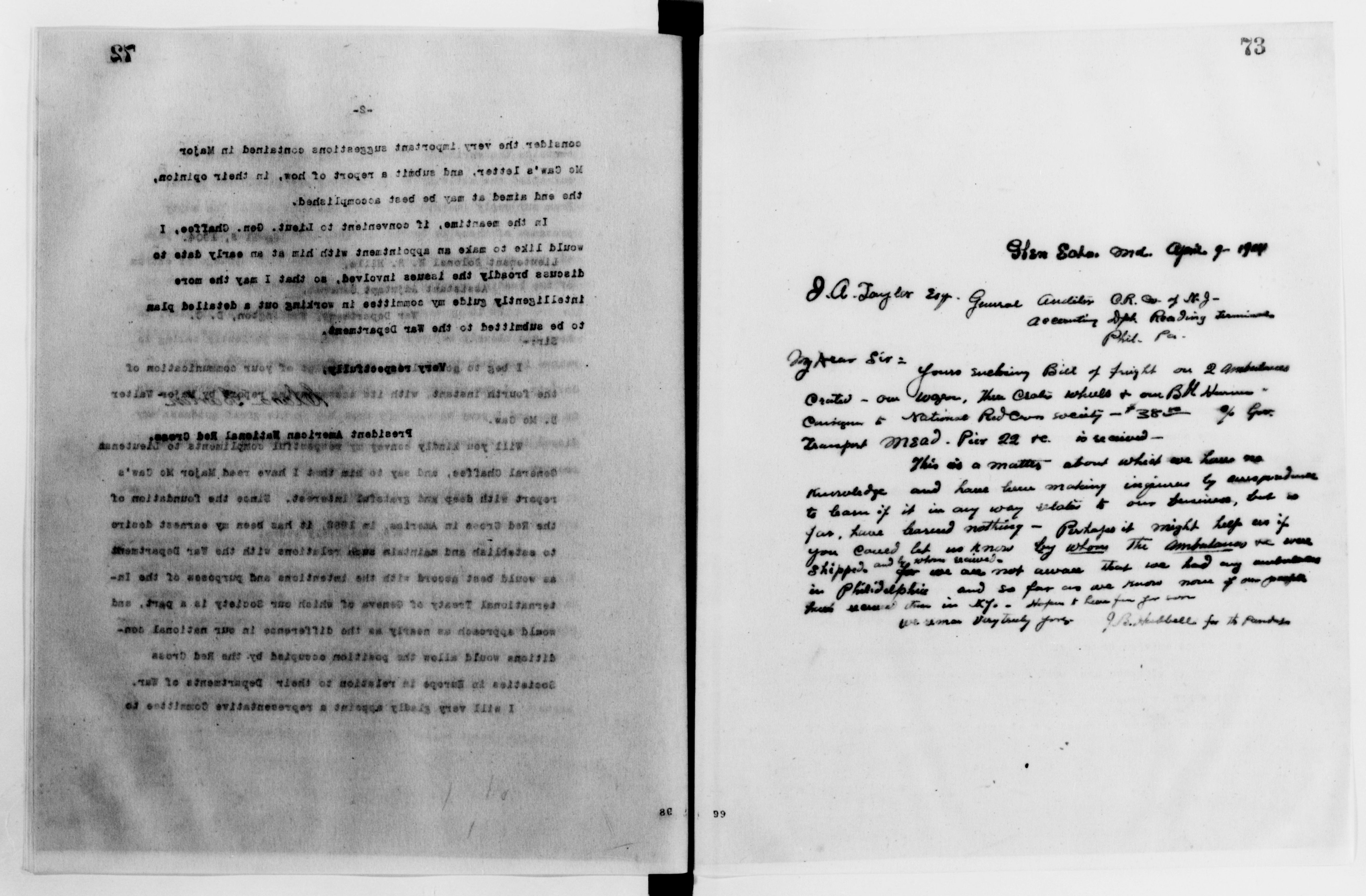 Scanned image of the current content page