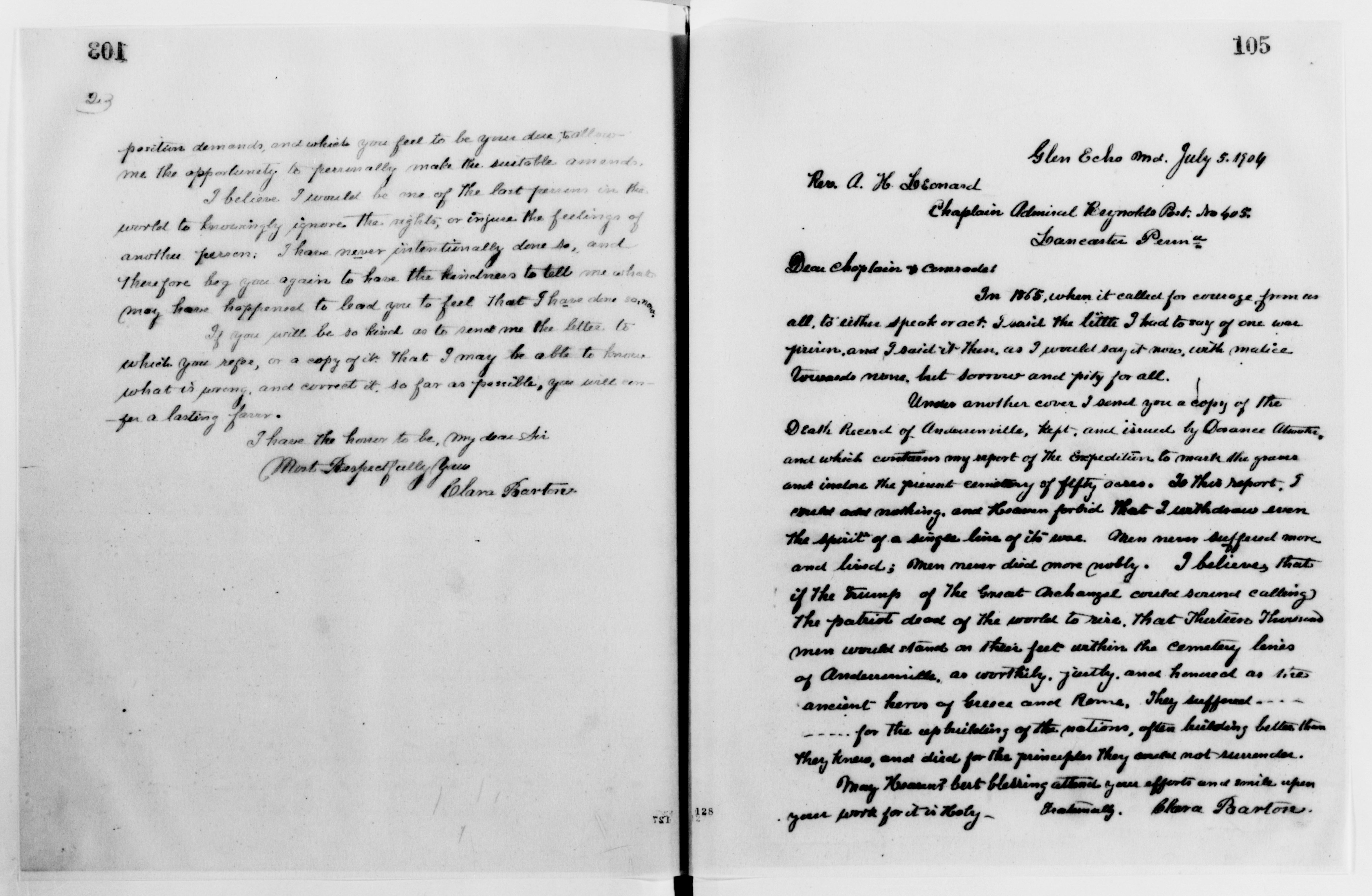 Scanned image of the current content page