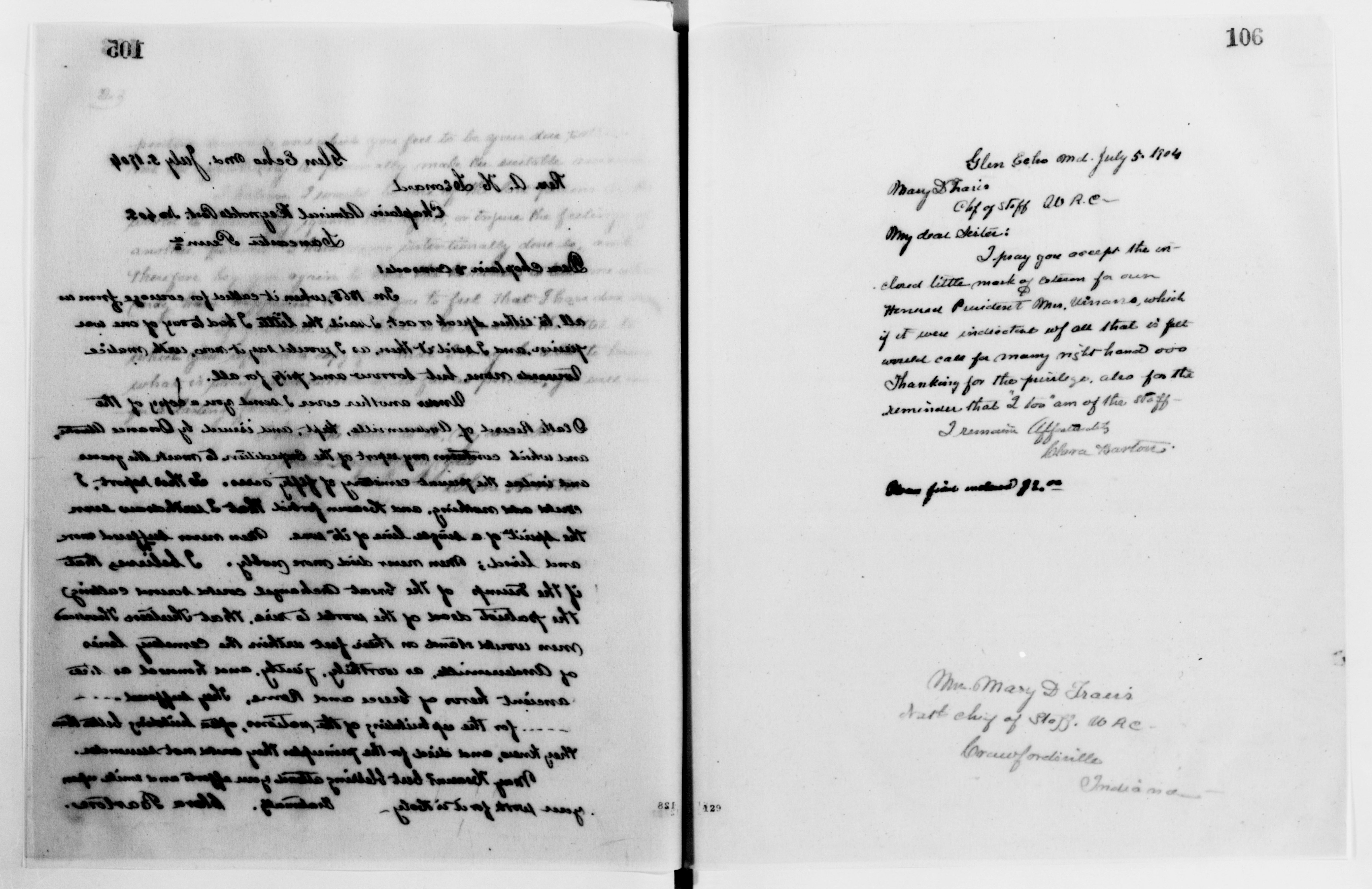 Scanned image of the current content page