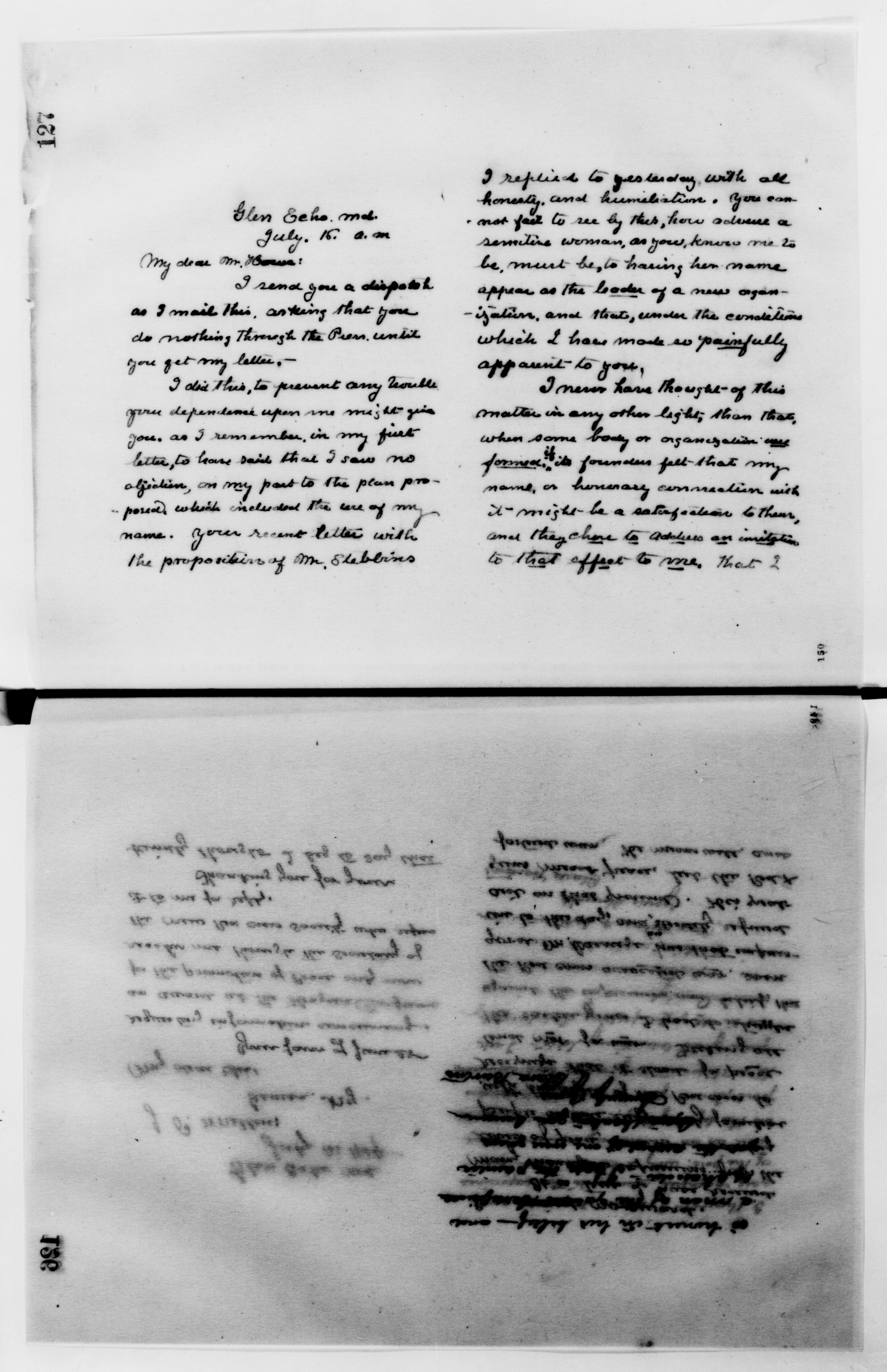 Scanned image of the current content page