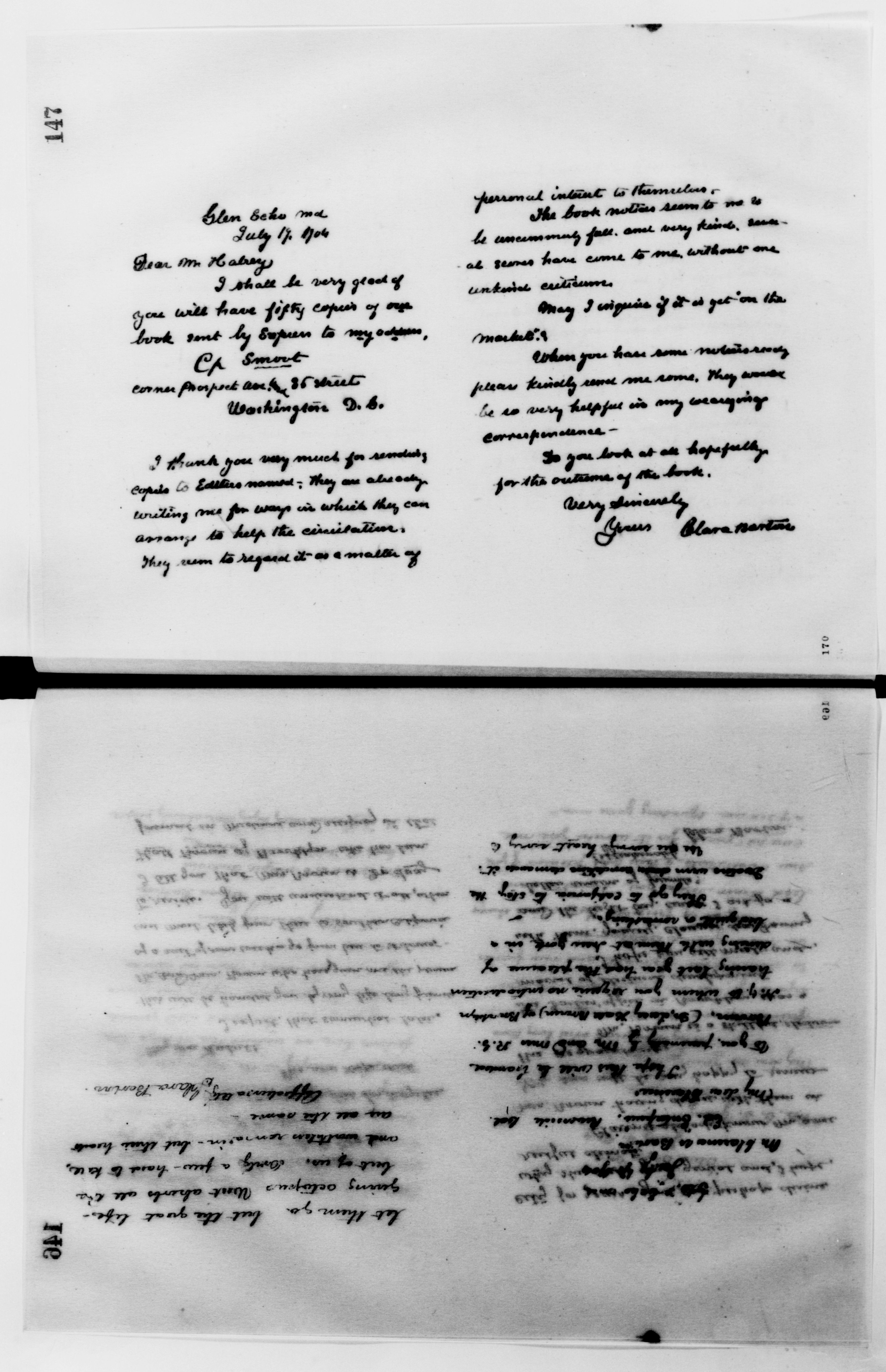 Scanned image of the current content page