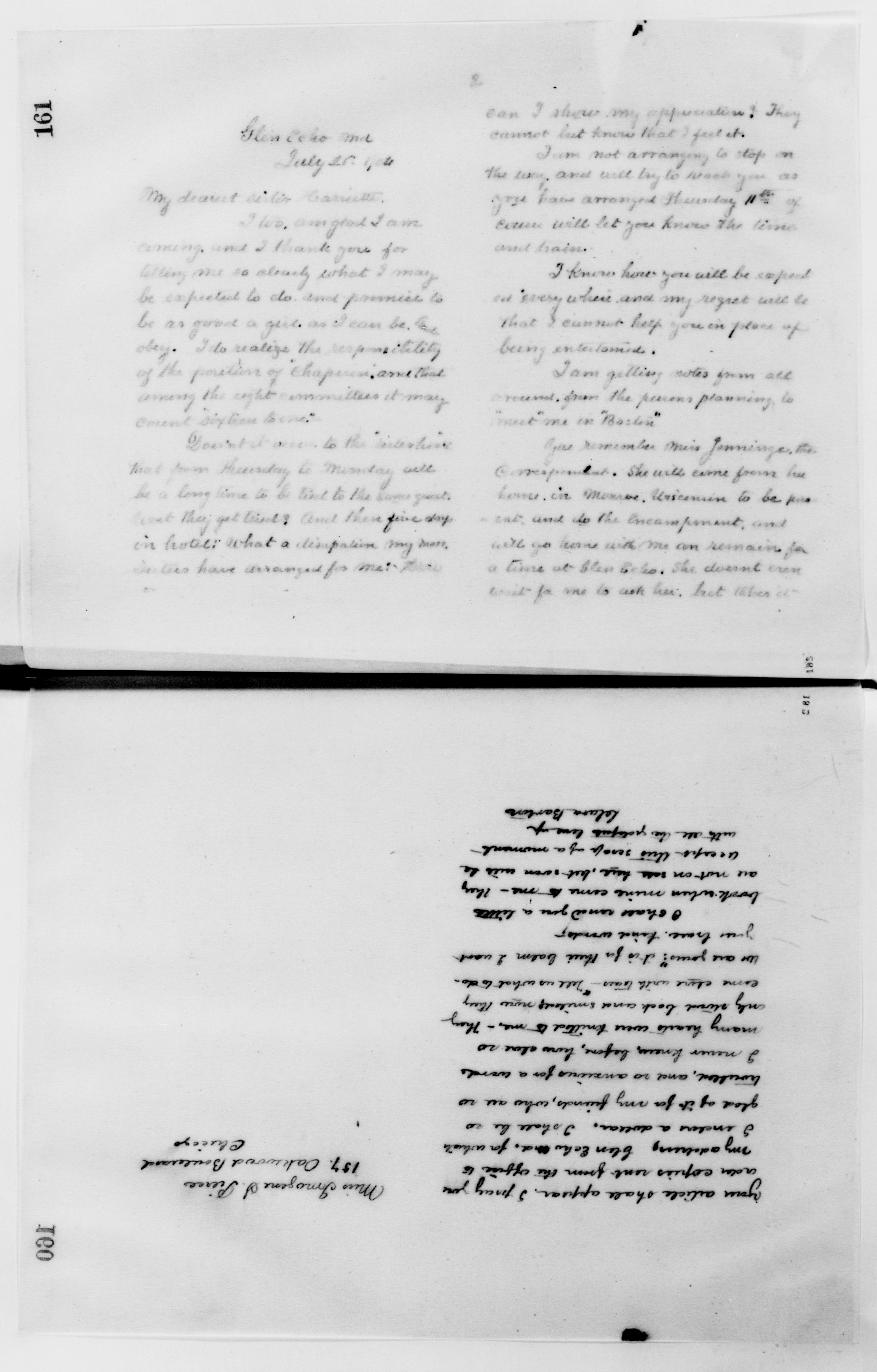 Scanned image of the current content page