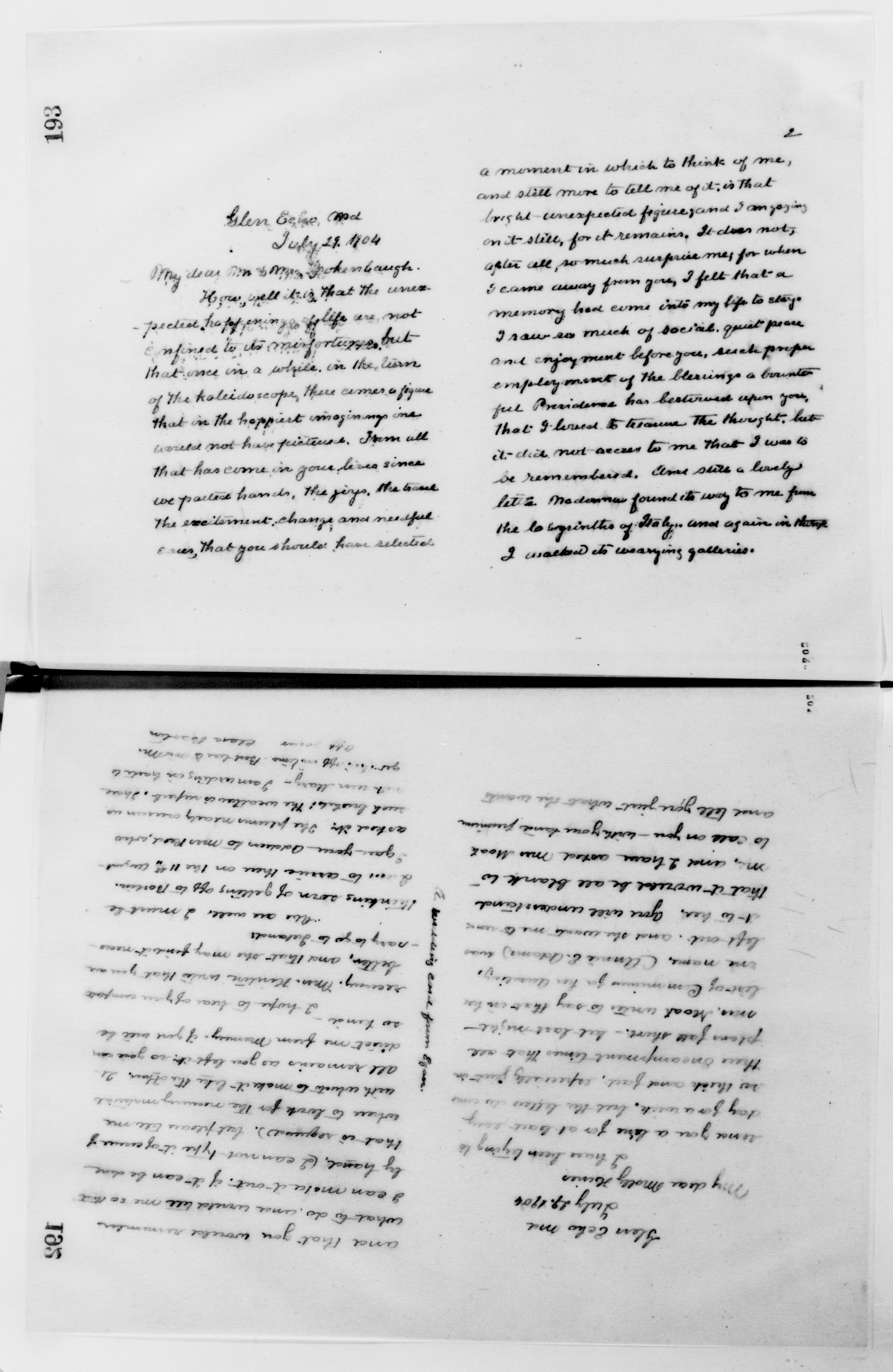 Scanned image of the current content page