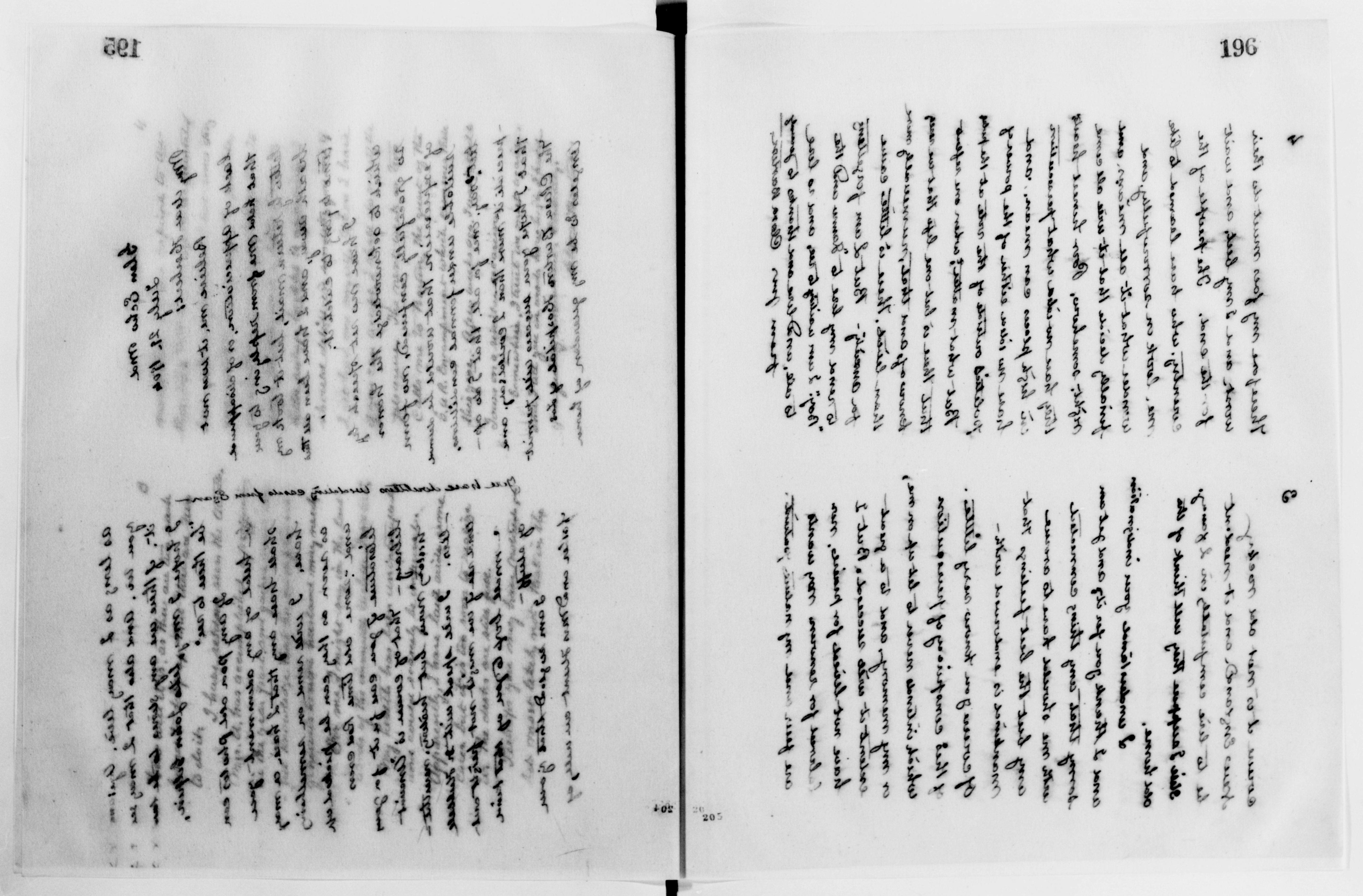 Scanned image of the current content page