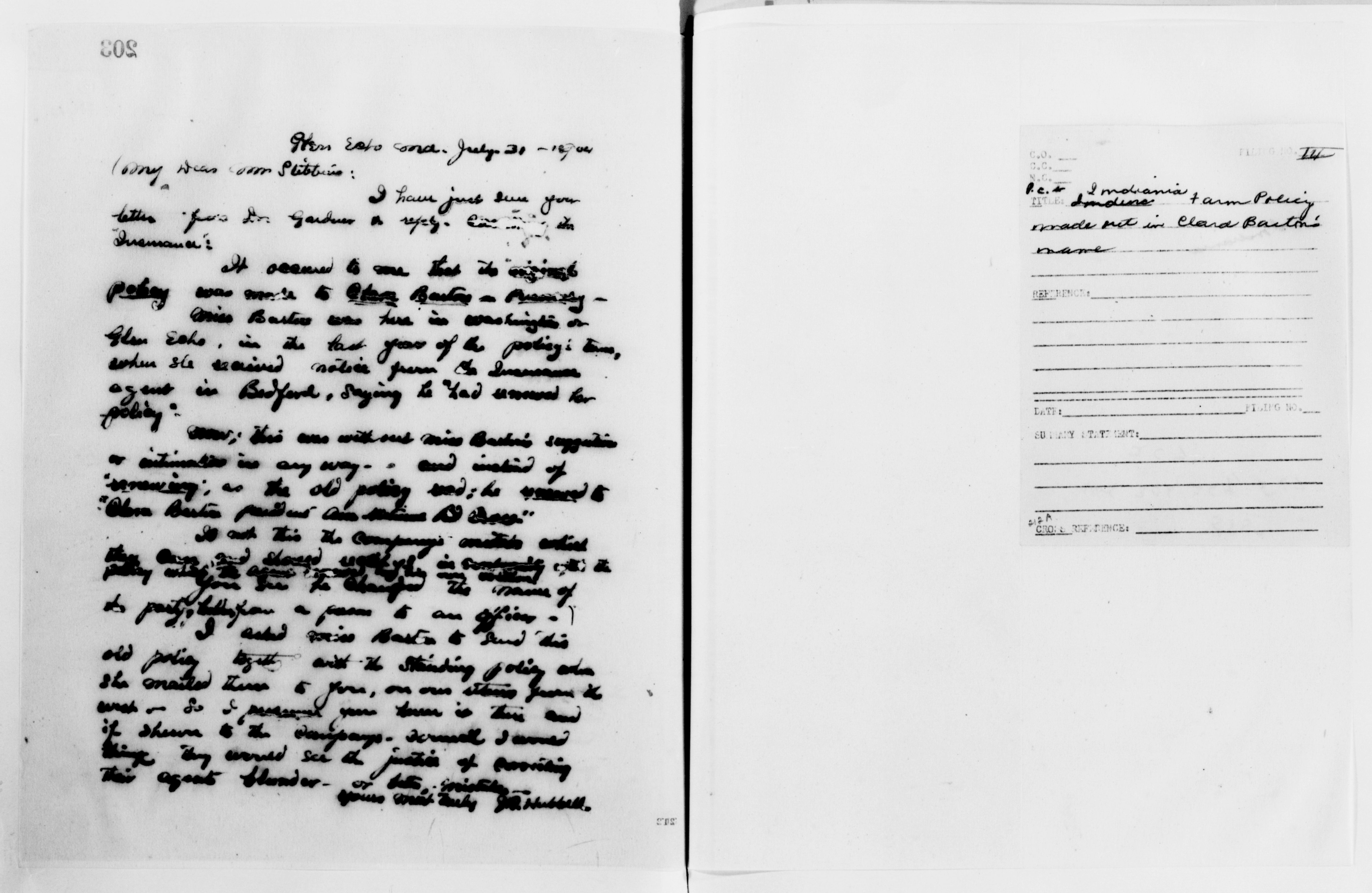 Scanned image of the current content page