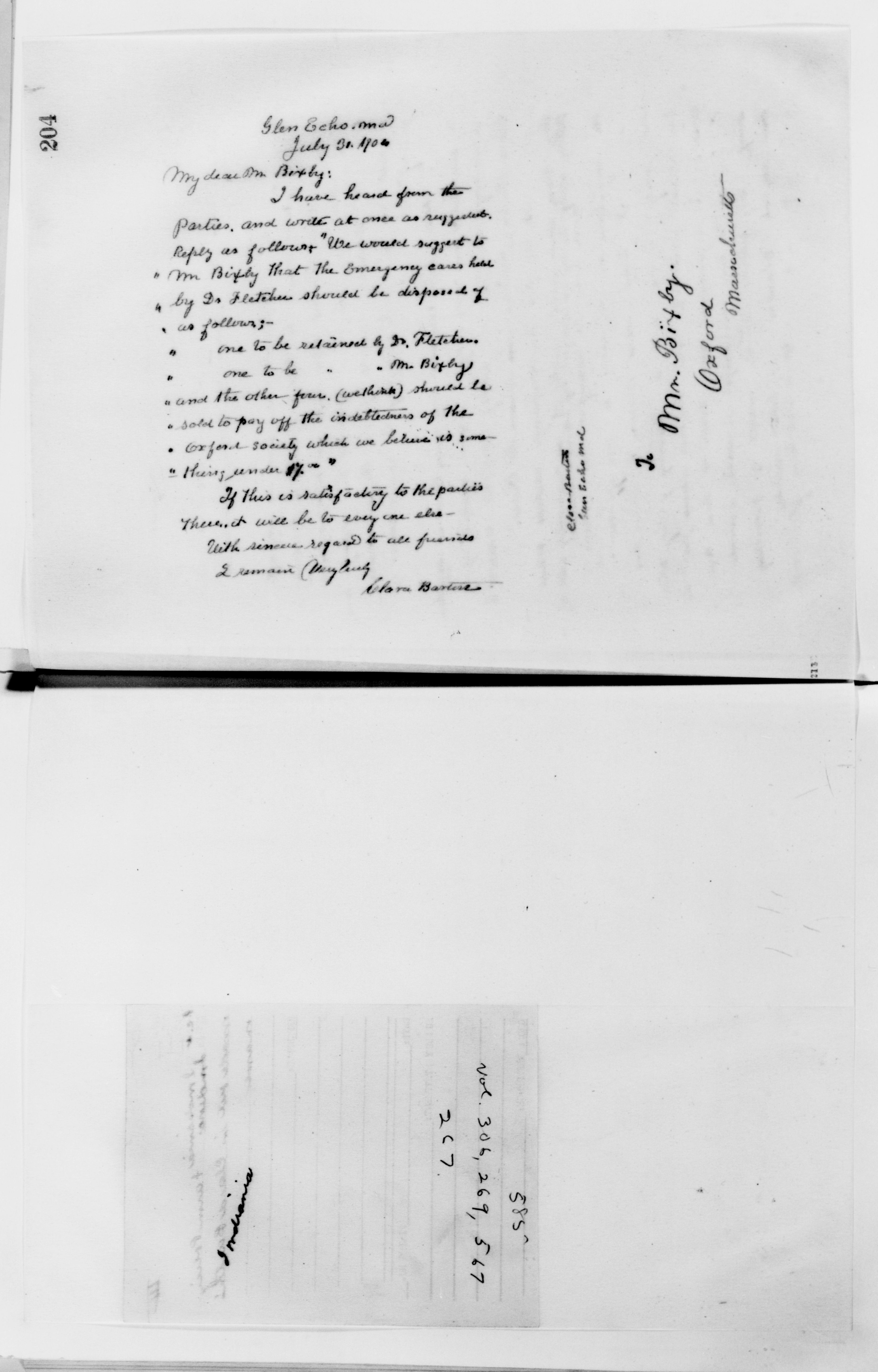 Scanned image of the current content page