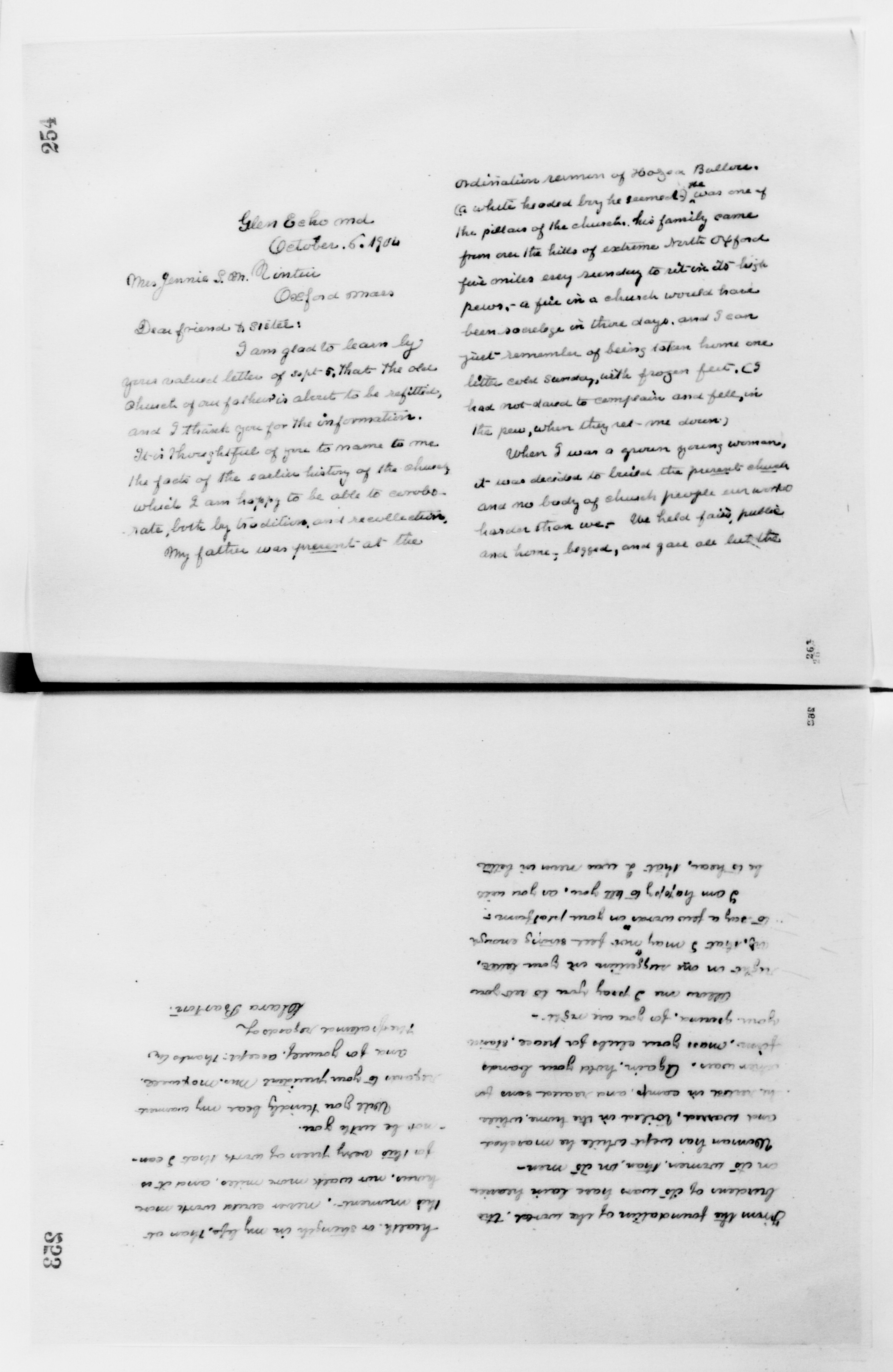 Scanned image of the current content page