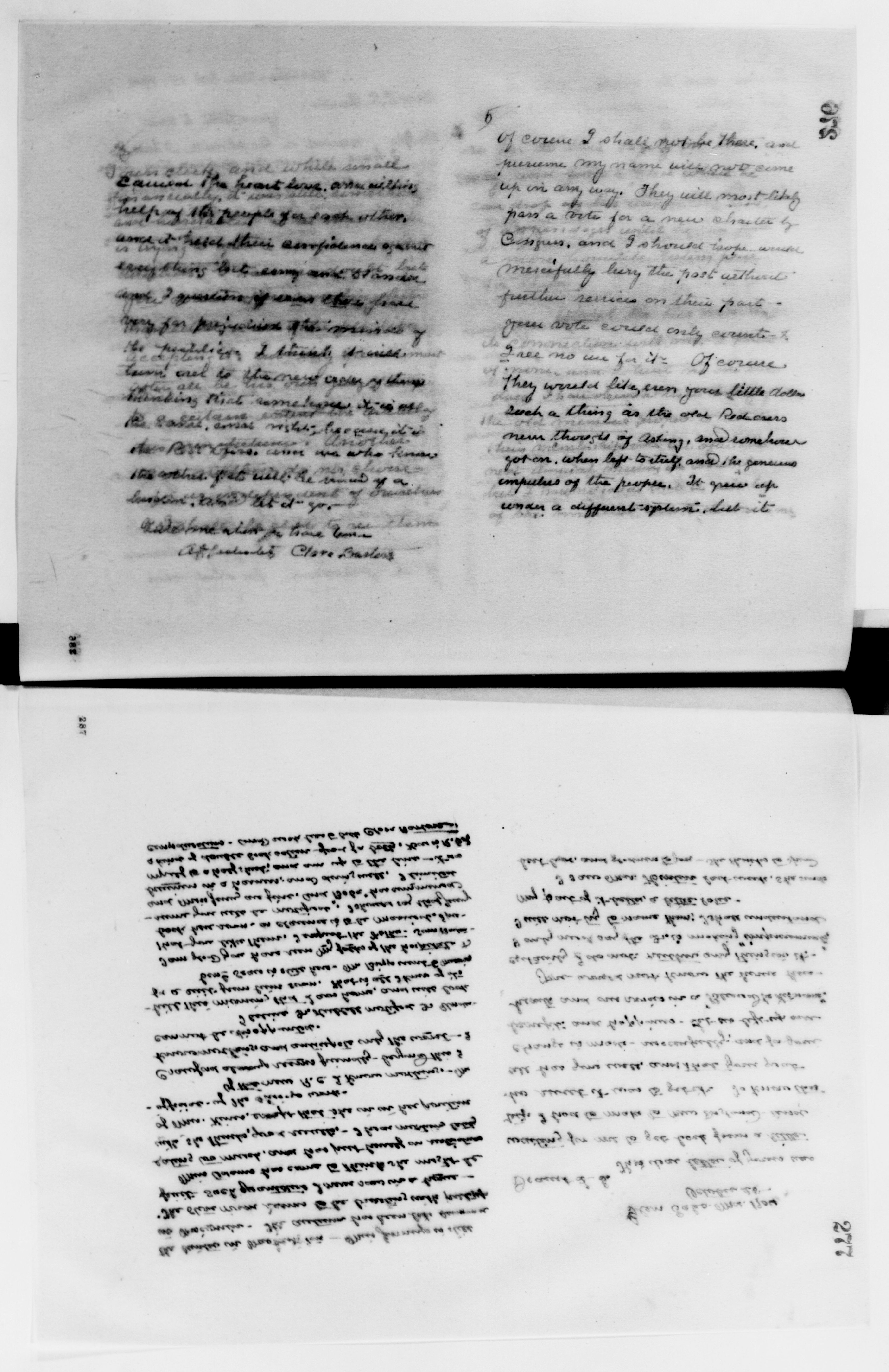 Scanned image of the current content page