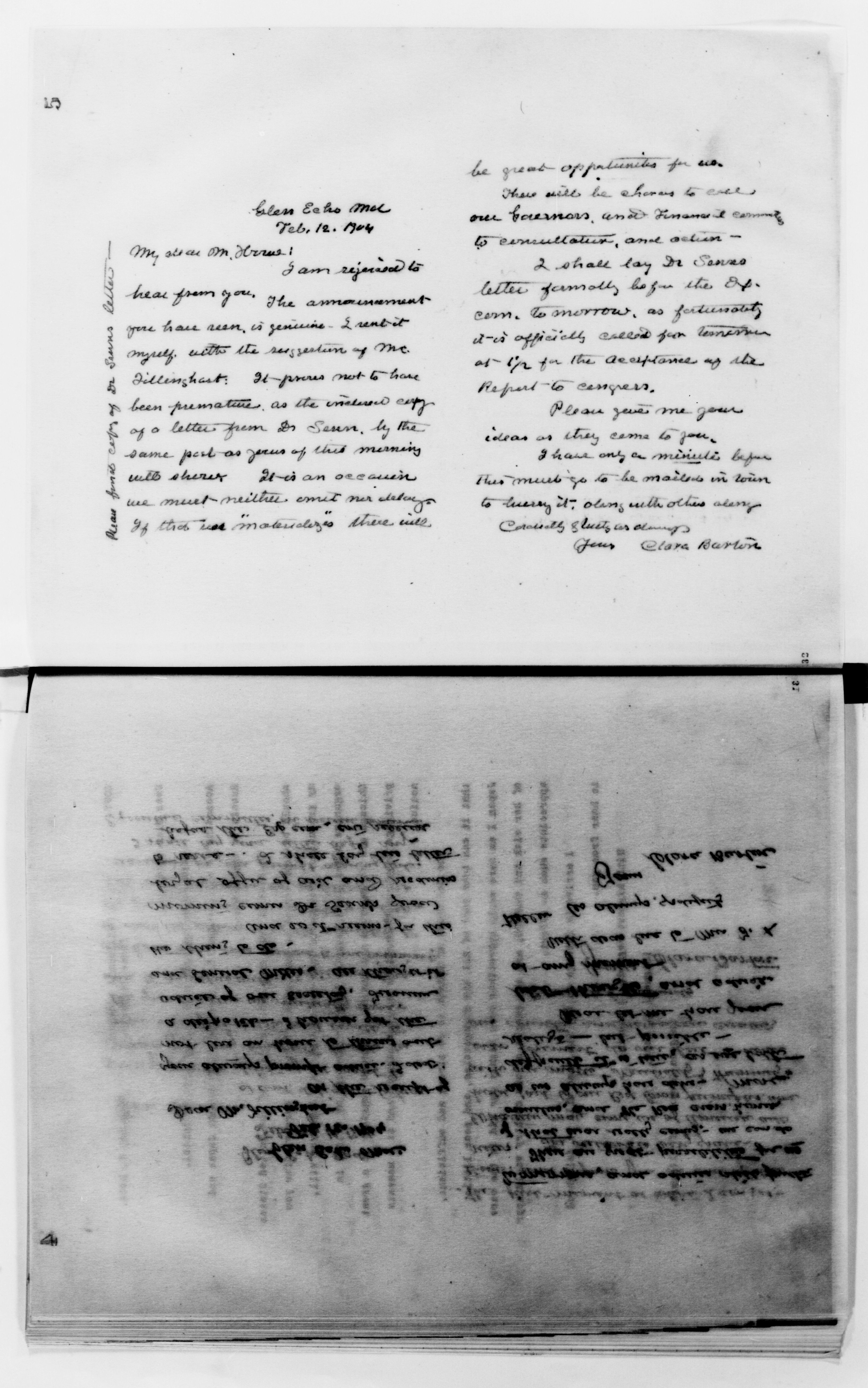 Scanned image of the current content page