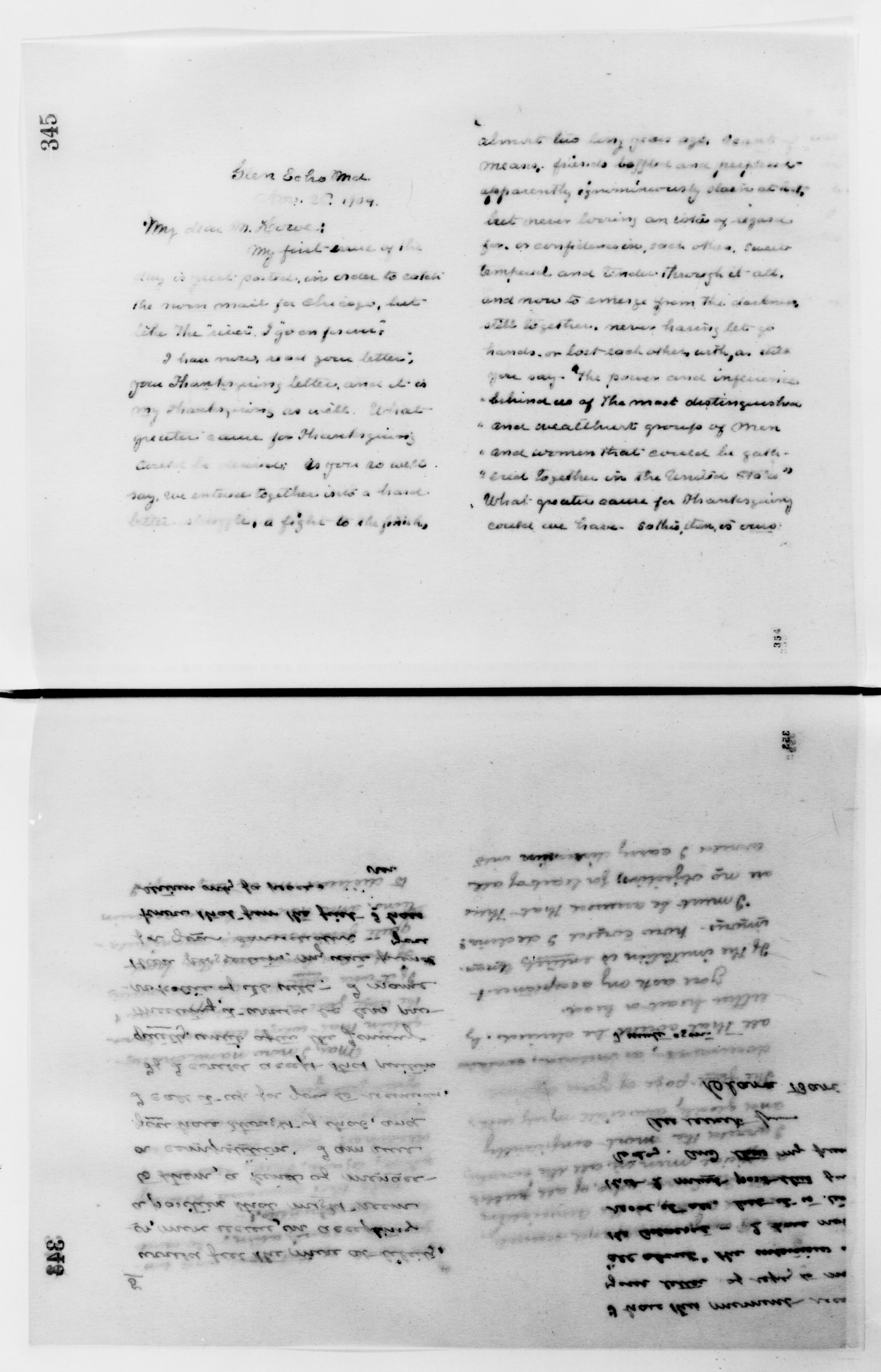 Scanned image of the current content page