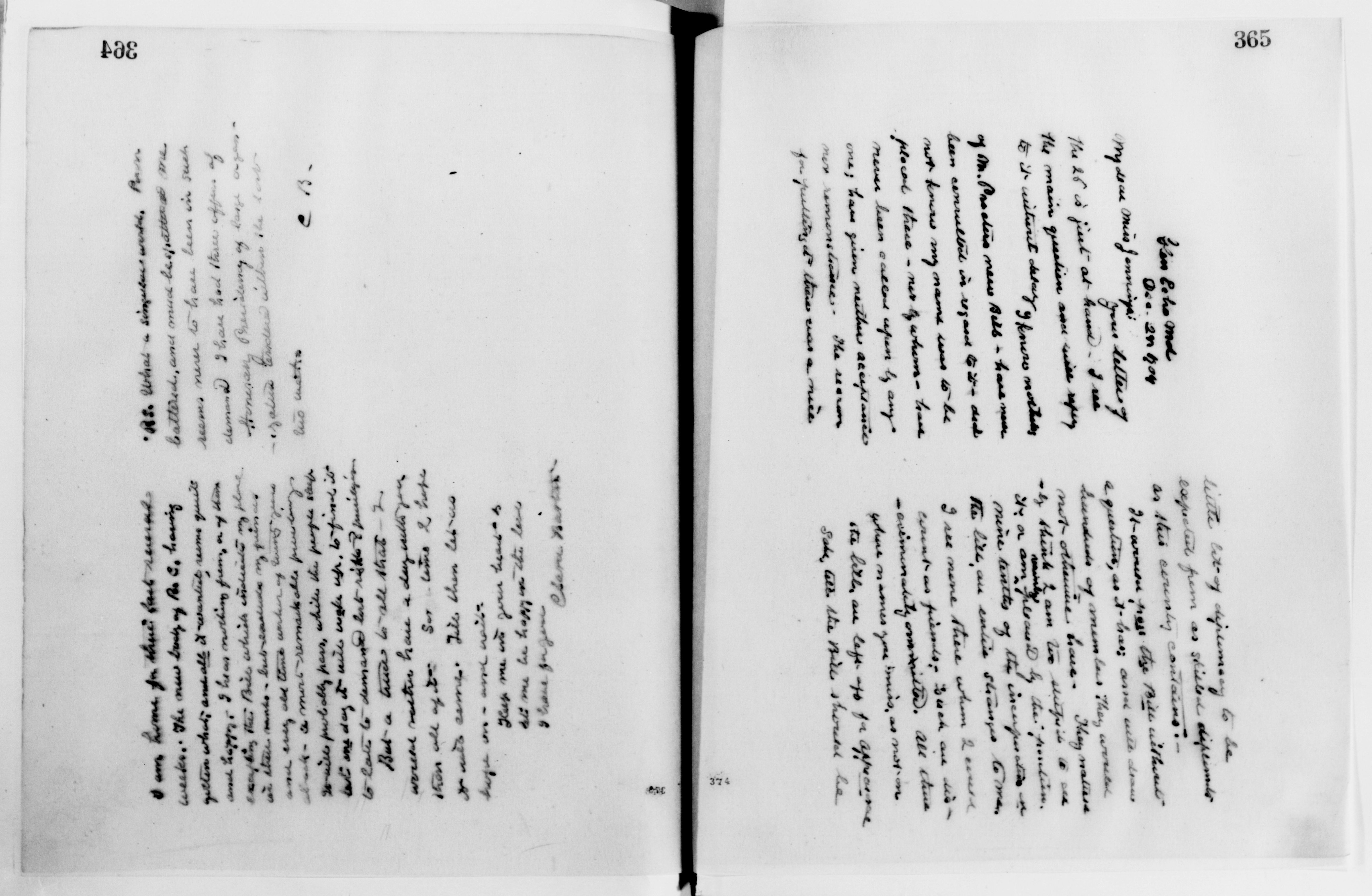 Scanned image of the current content page