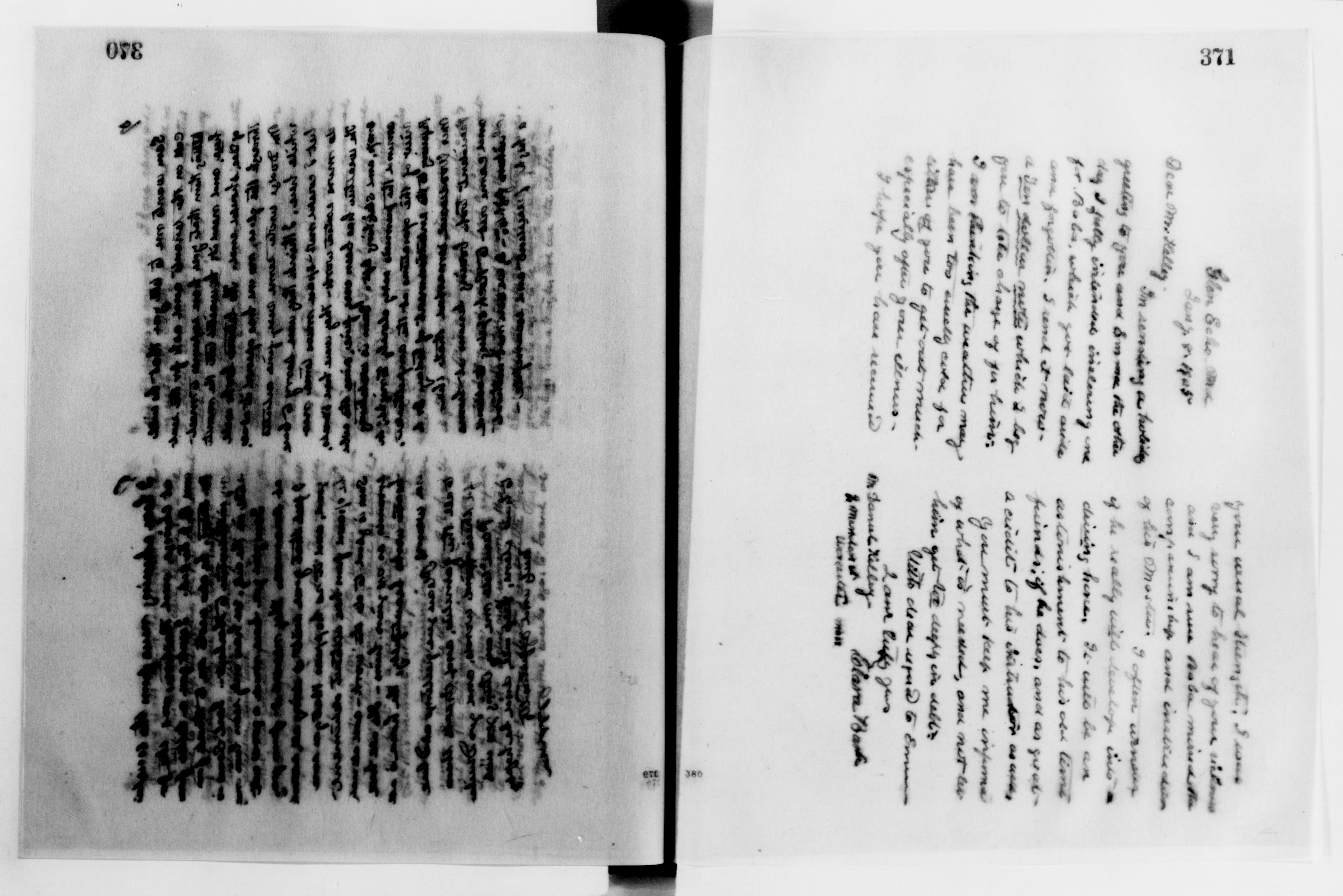 Scanned image of the current content page