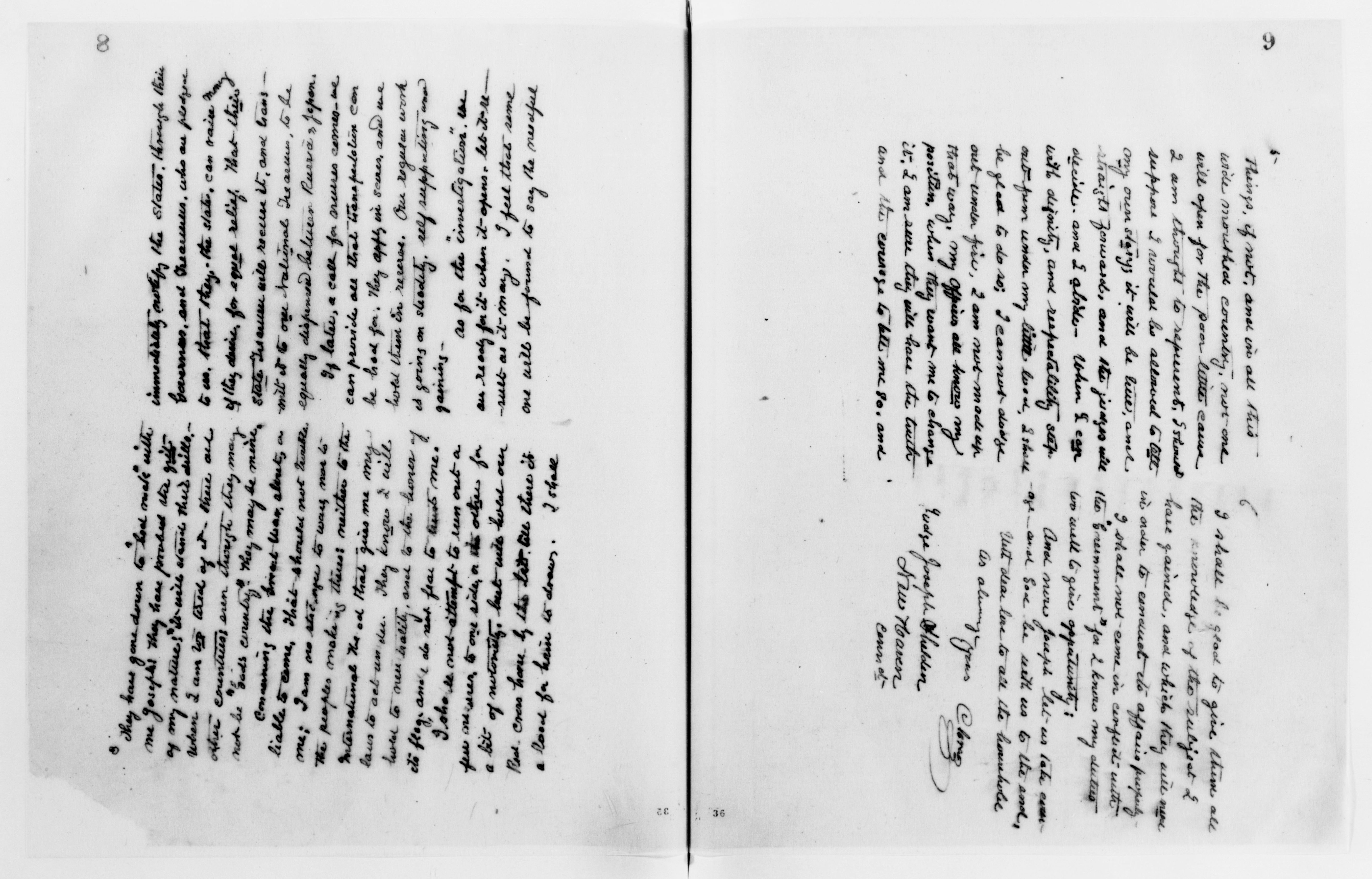 Scanned image of the current content page