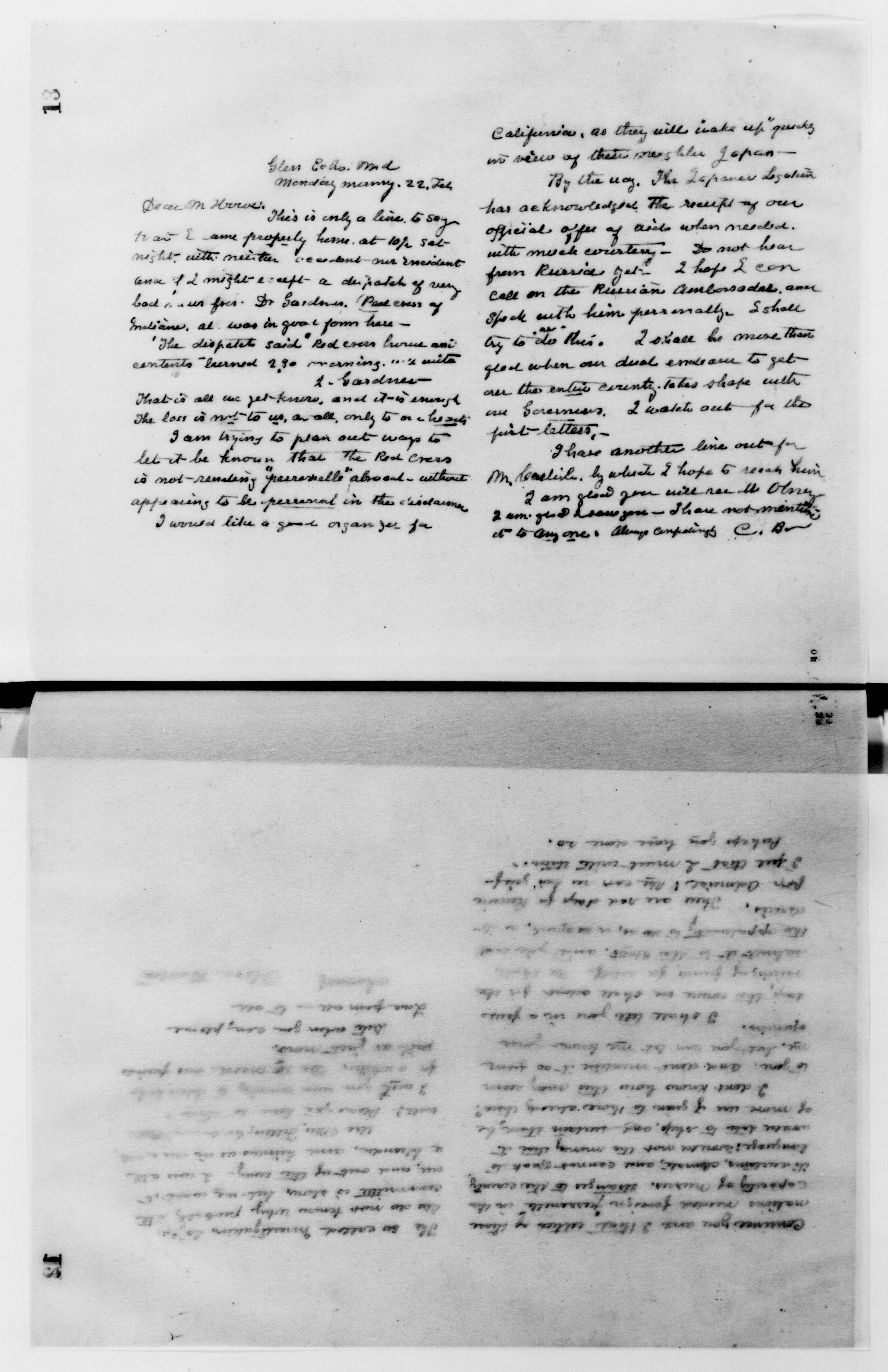 Scanned image of the current content page