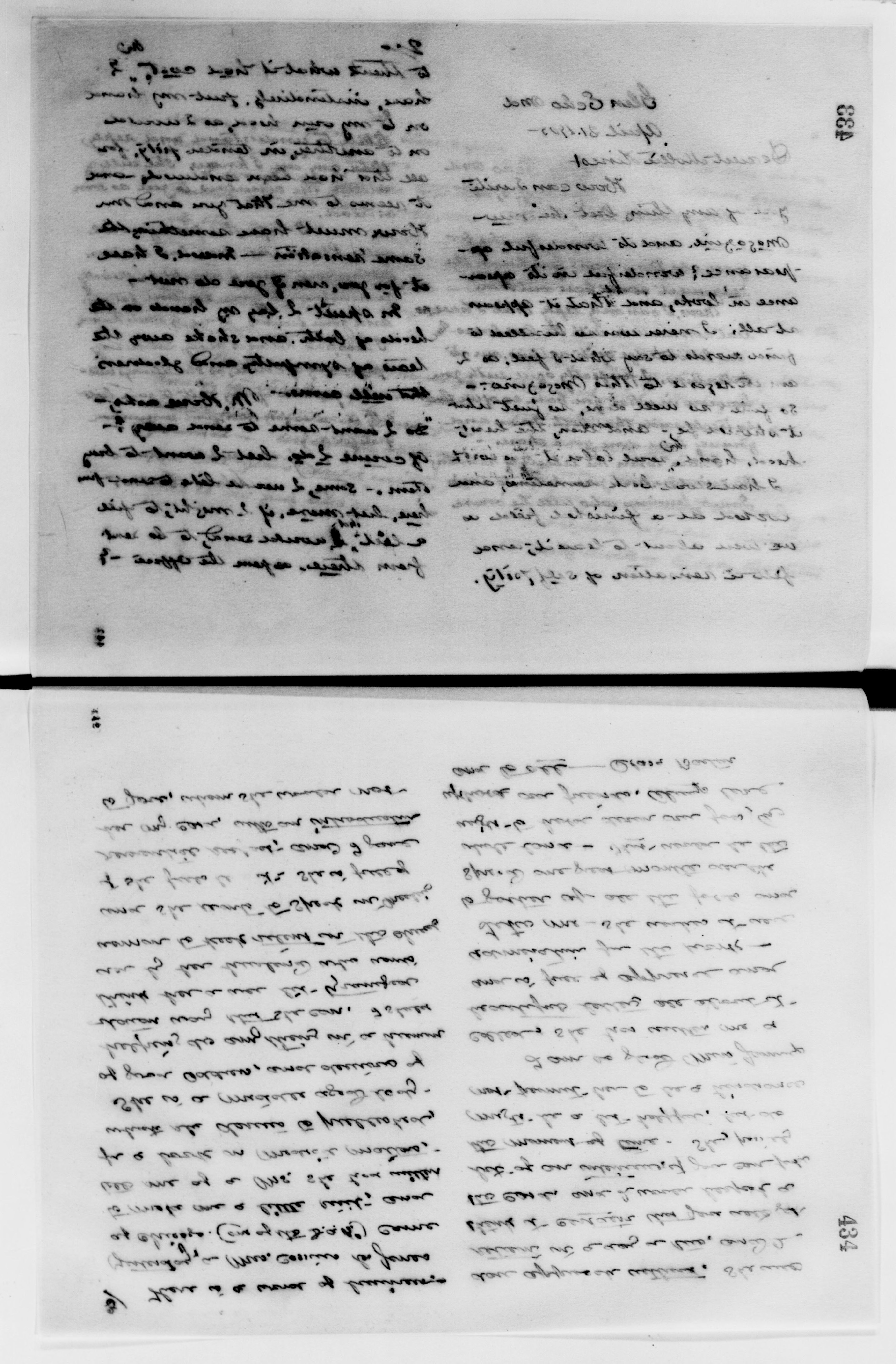 Scanned image of the current content page