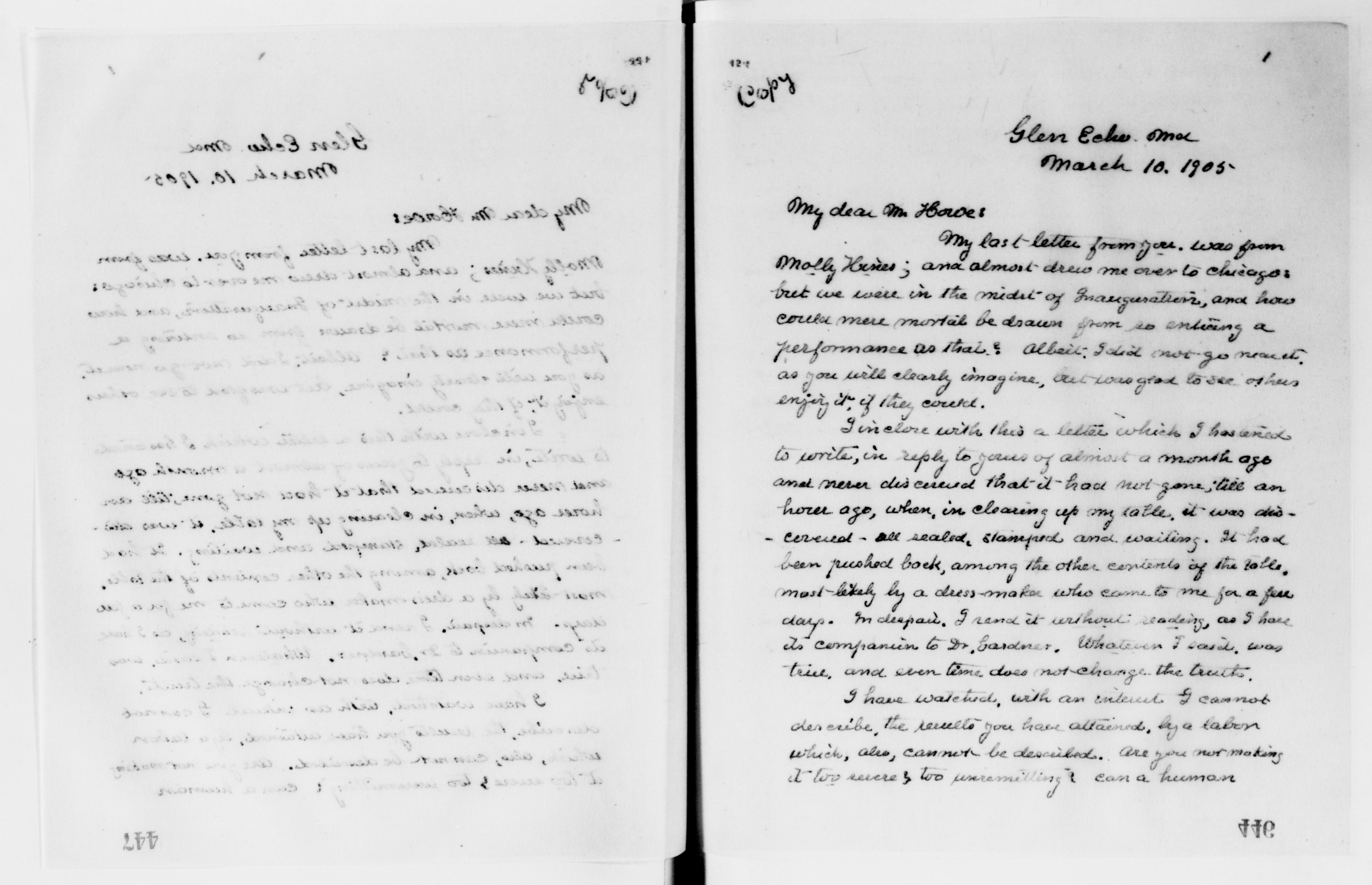 Scanned image of the current content page