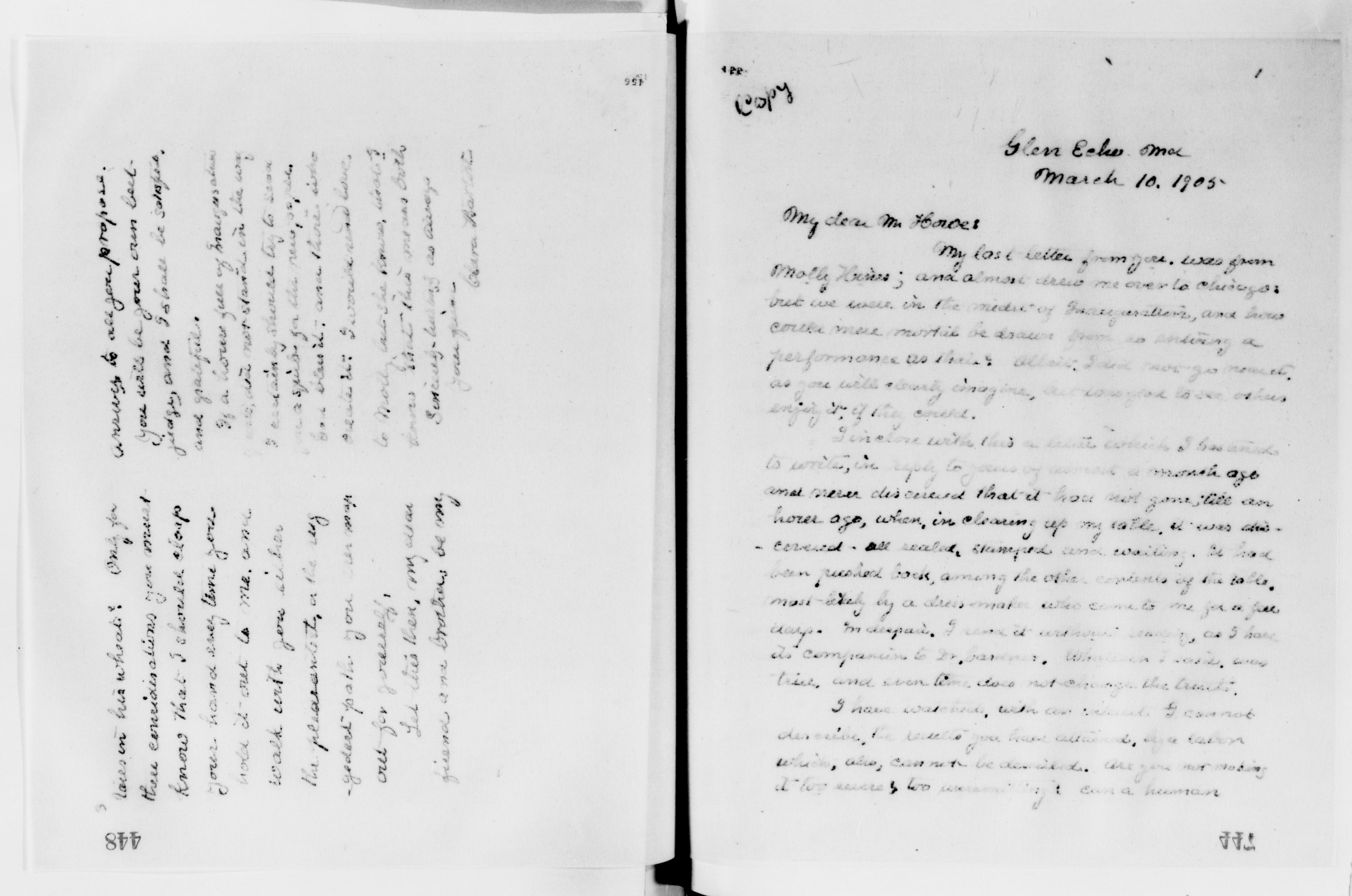 Scanned image of the current content page