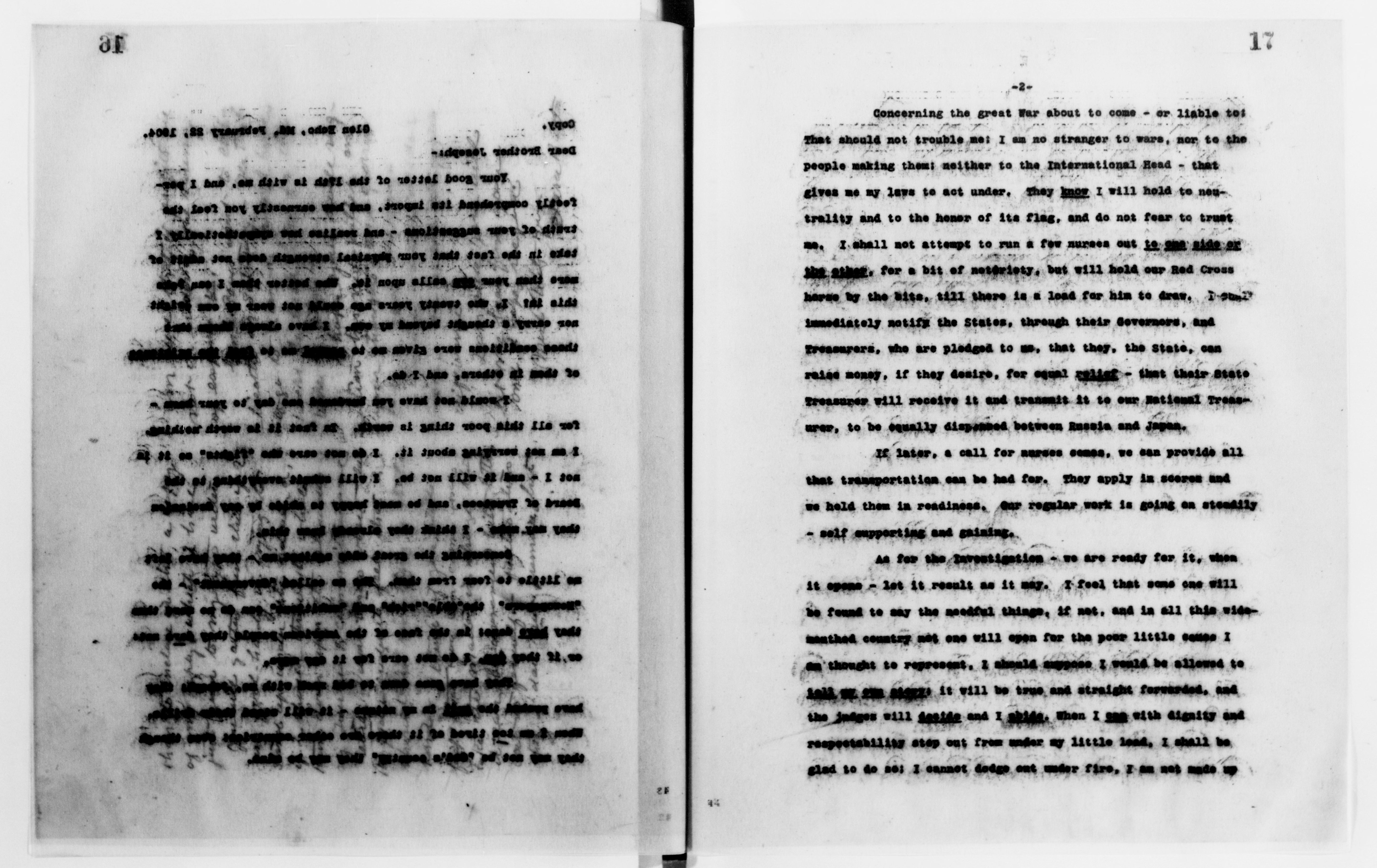 Scanned image of the current content page
