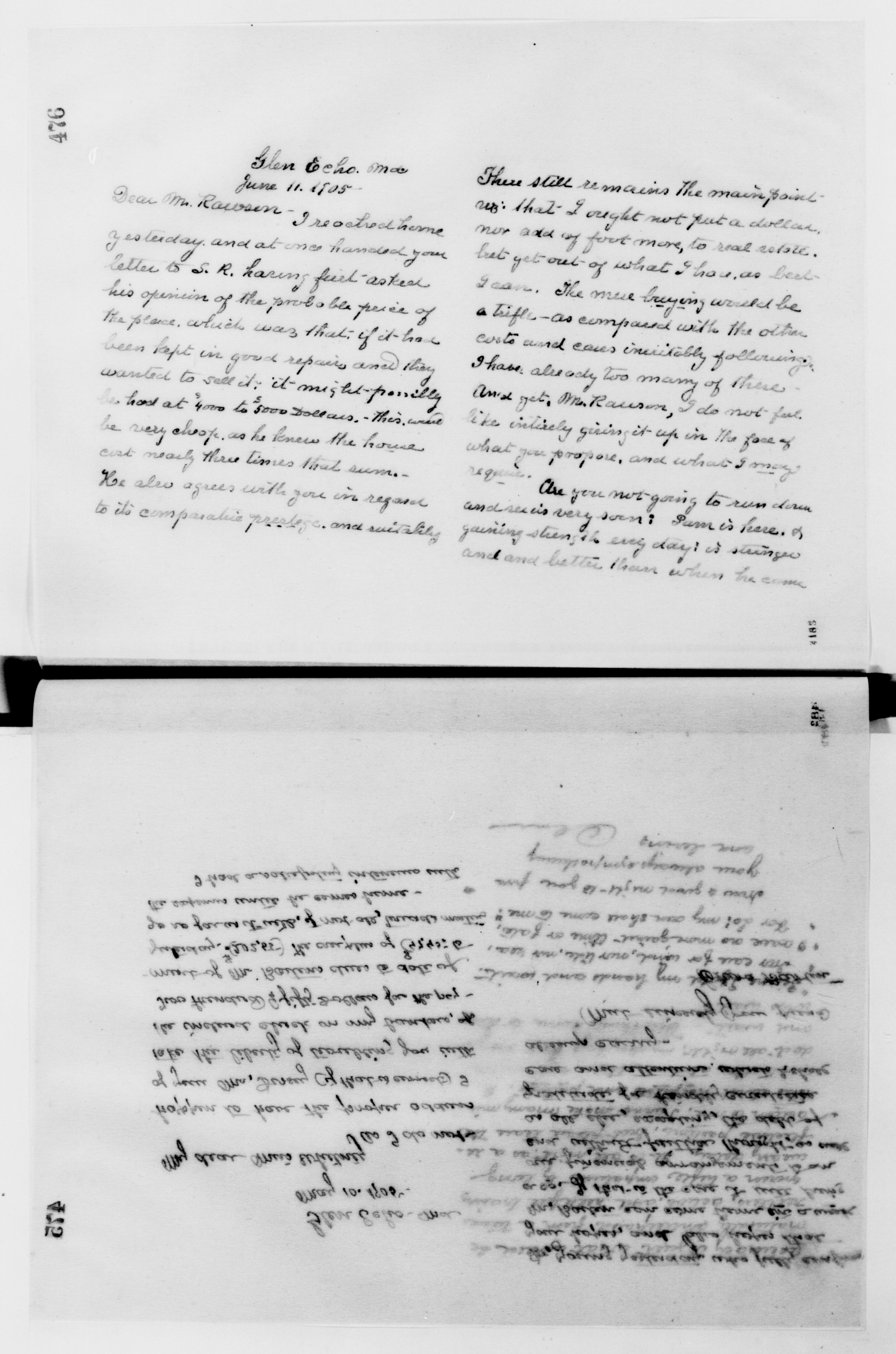 Scanned image of the current content page